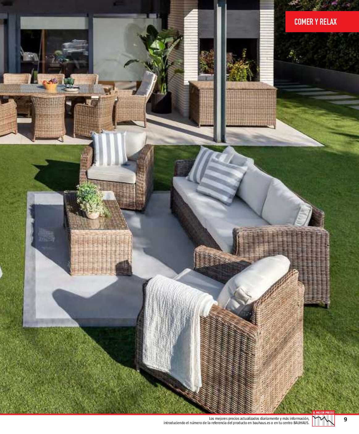 Verano. Jardín, terraza, balcón Bauhaus. Página 190