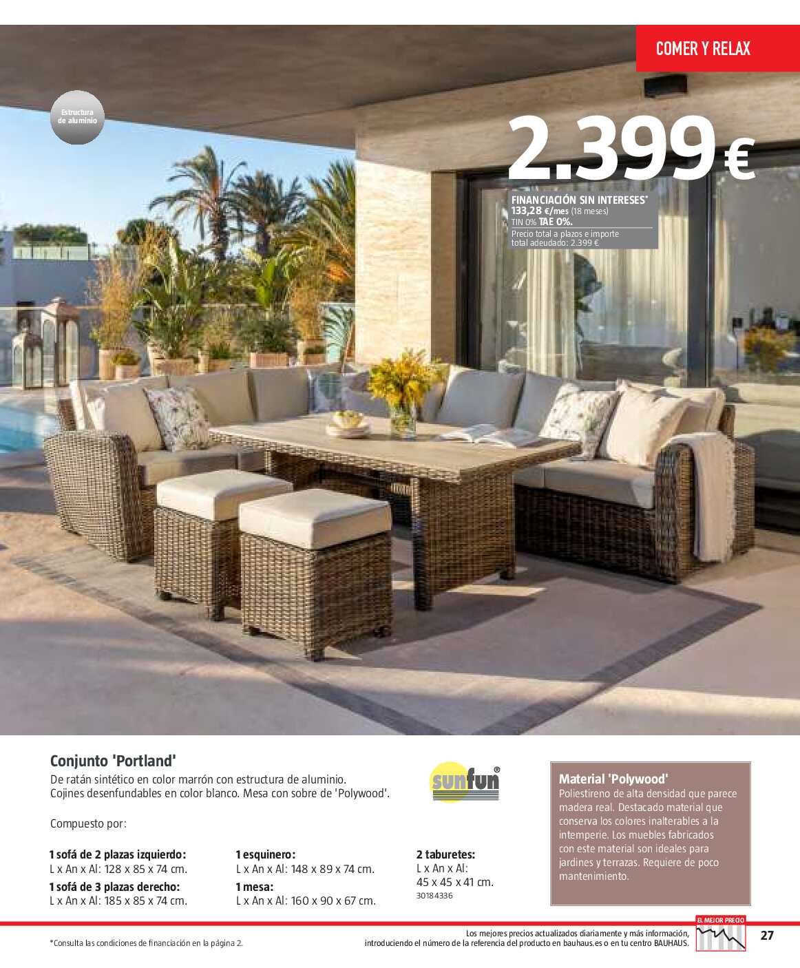 Verano. Jardín, terraza, balcón Bauhaus. Página 208