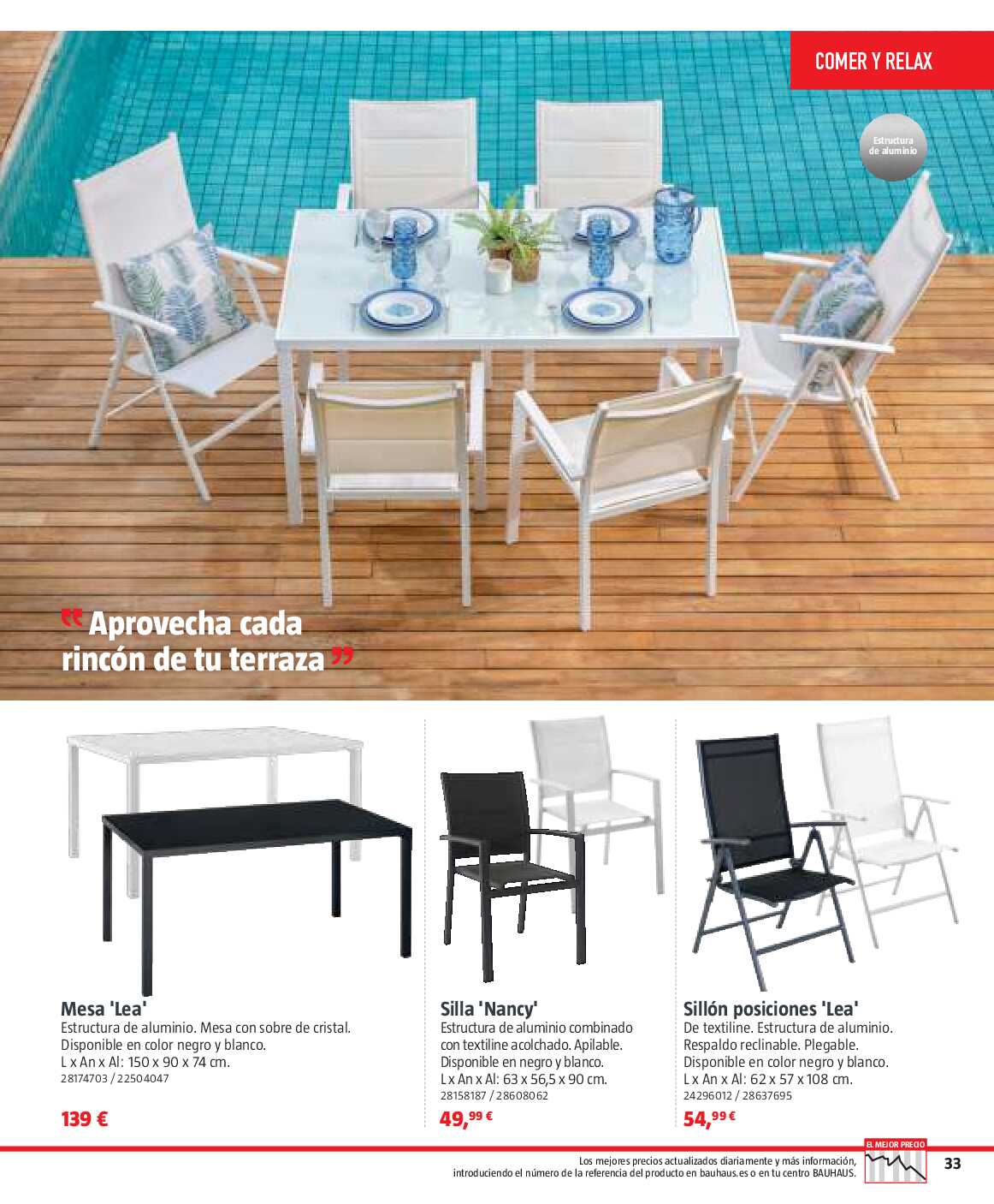 Verano. Jardín, terraza, balcón Bauhaus. Página 214