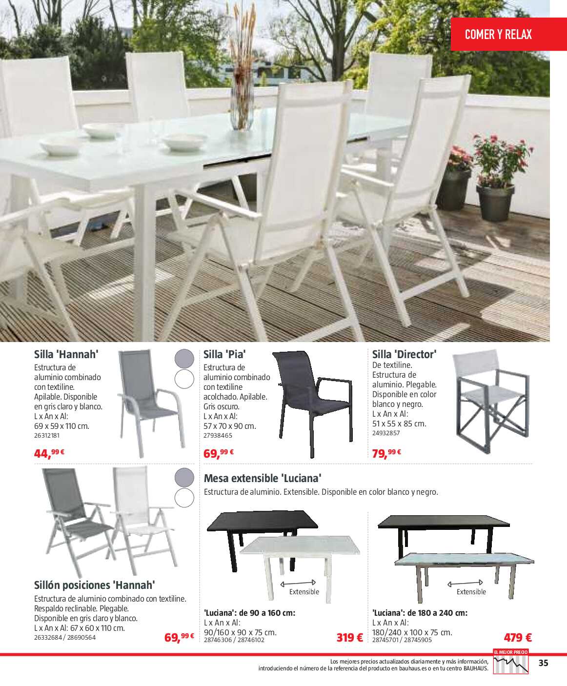 Verano. Jardín, terraza, balcón Bauhaus. Página 216