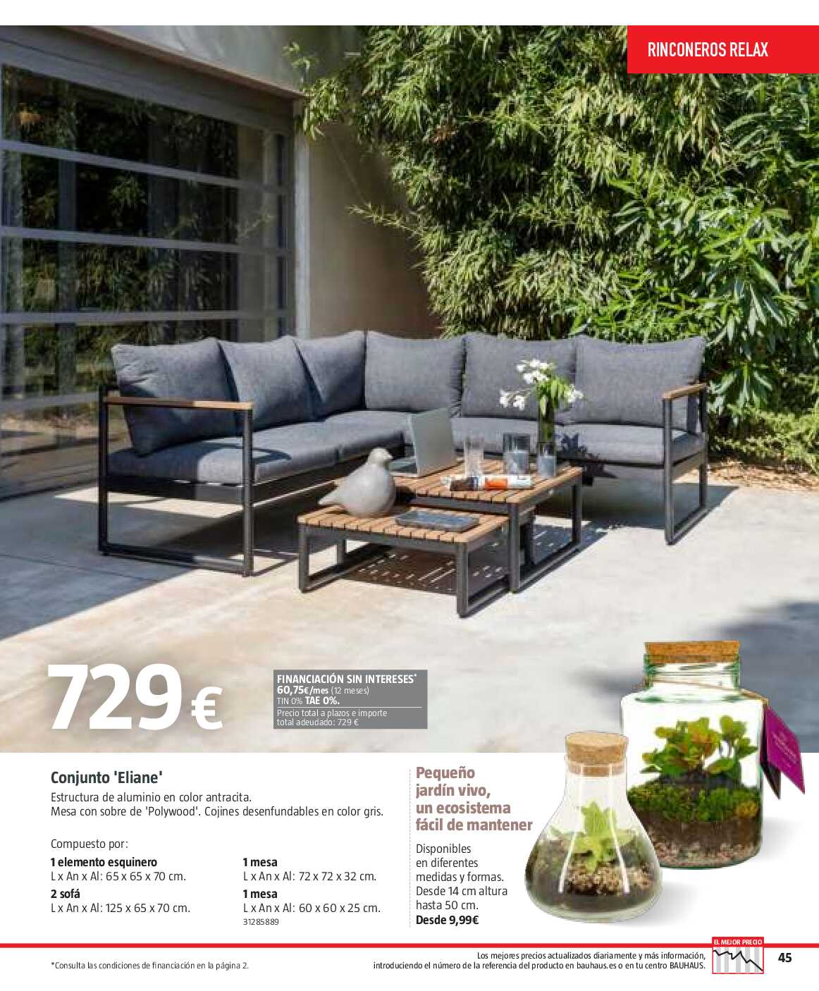 Verano. Jardín, terraza, balcón Bauhaus. Página 226
