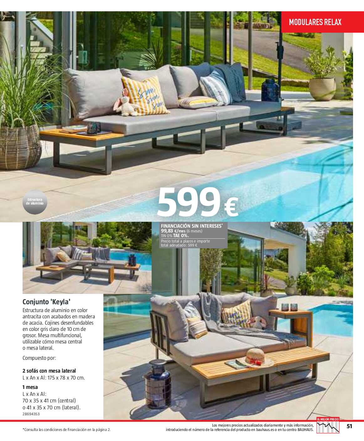 Verano. Jardín, terraza, balcón Bauhaus. Página 232