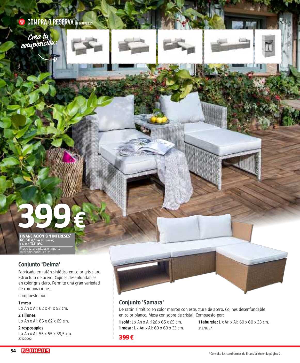 Verano. Jardín, terraza, balcón Bauhaus. Página 235