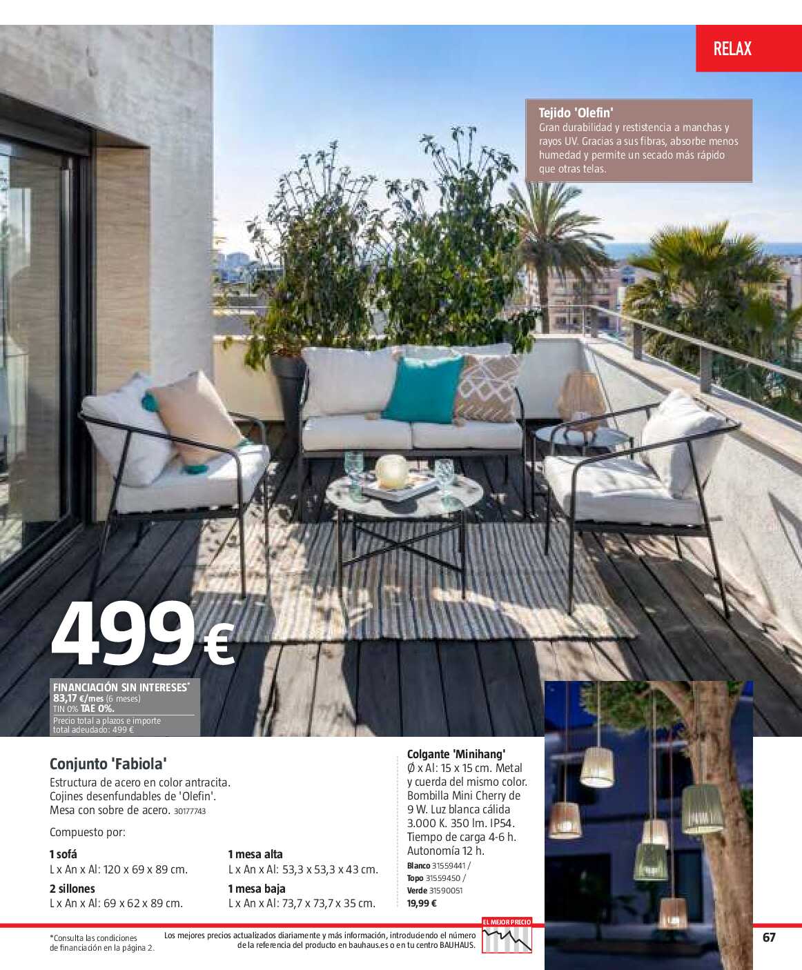 Verano. Jardín, terraza, balcón Bauhaus. Página 248