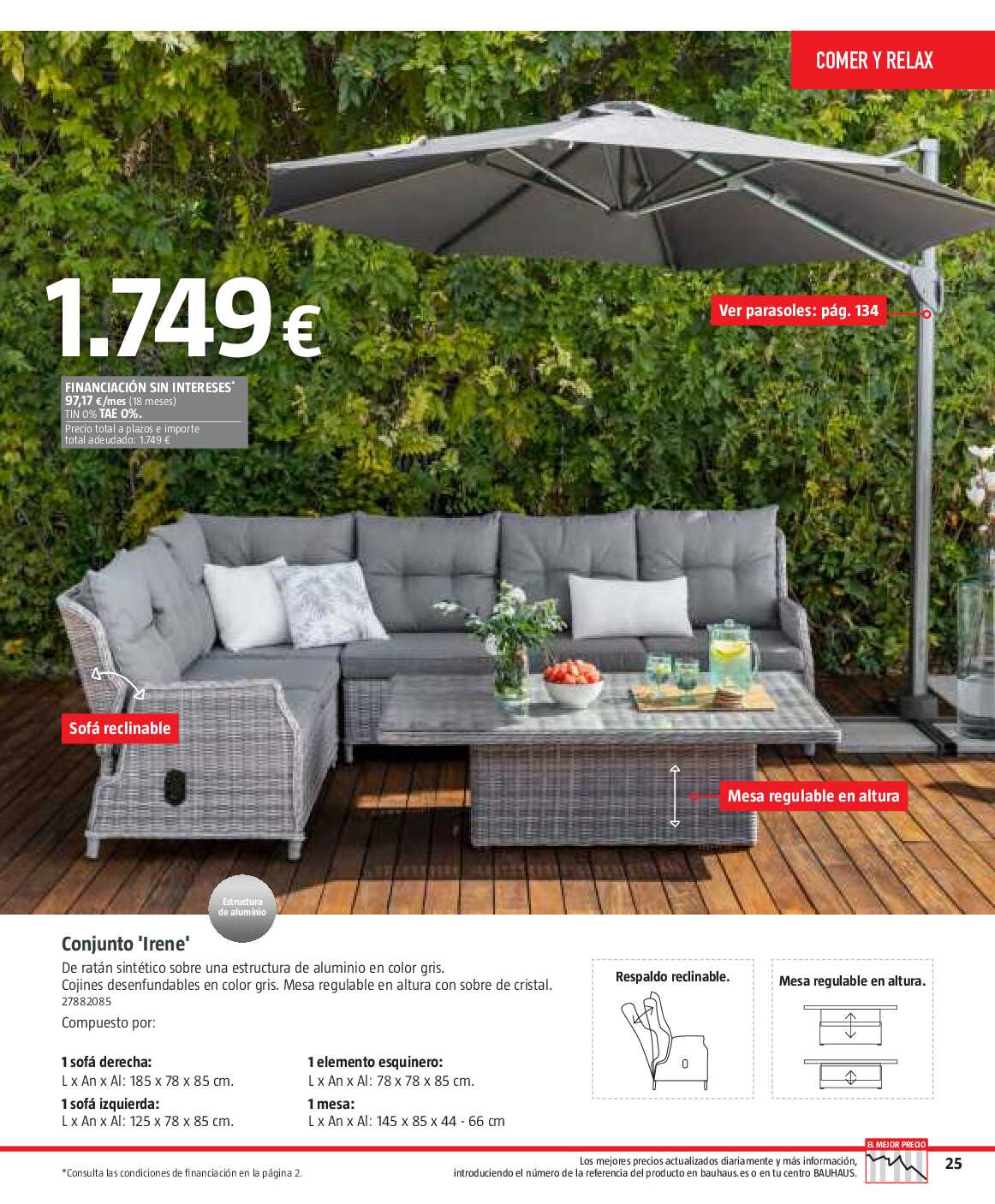 Verano. Jardín, terraza, balcón Bauhaus. Página 25