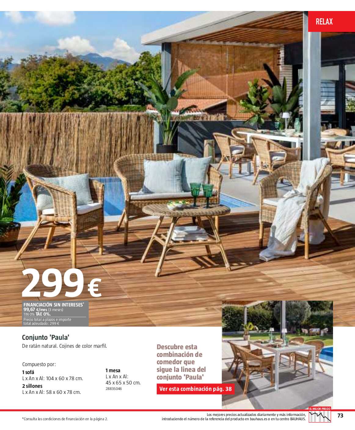 Verano. Jardín, terraza, balcón Bauhaus. Página 254