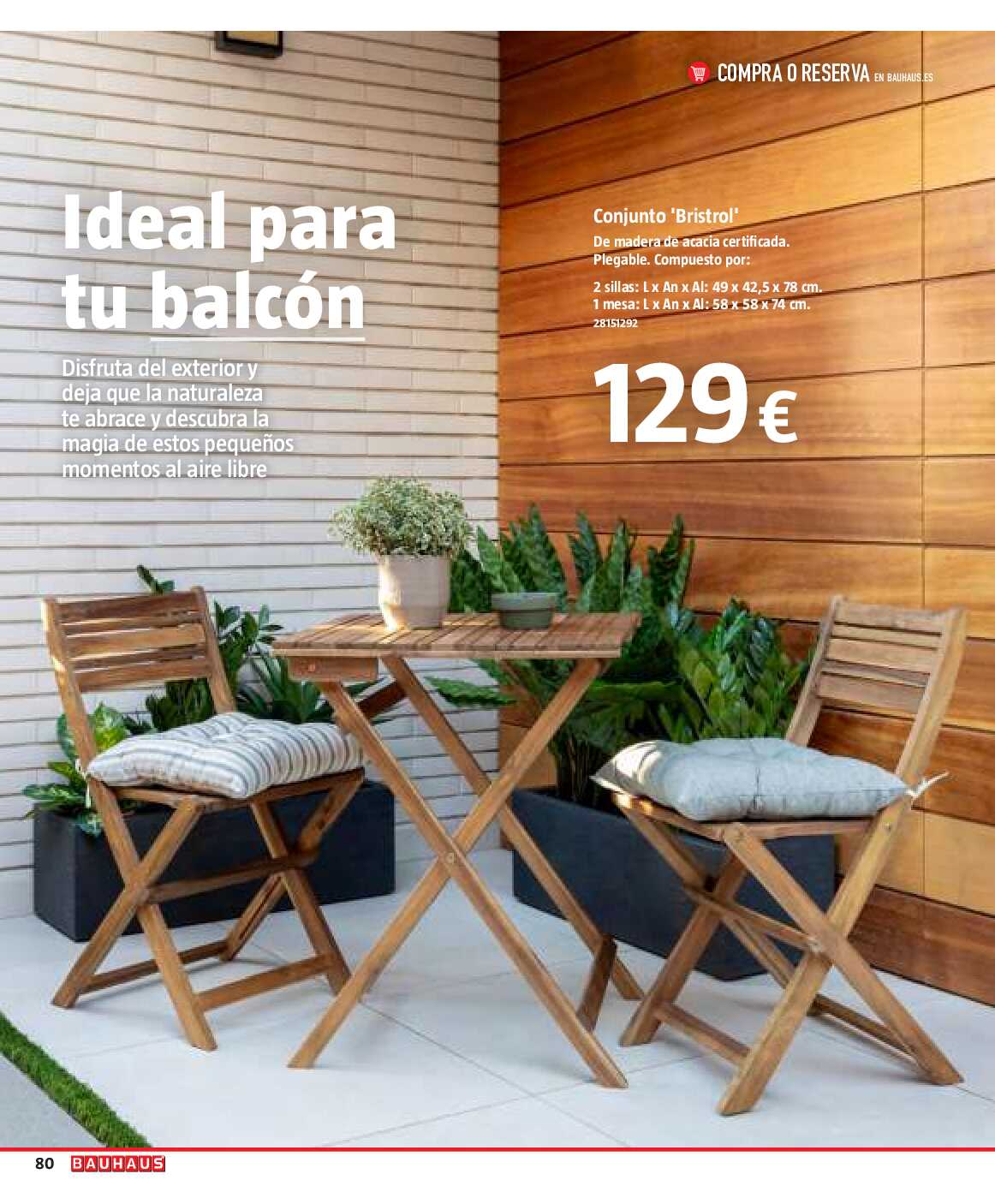 Verano. Jardín, terraza, balcón Bauhaus. Página 261