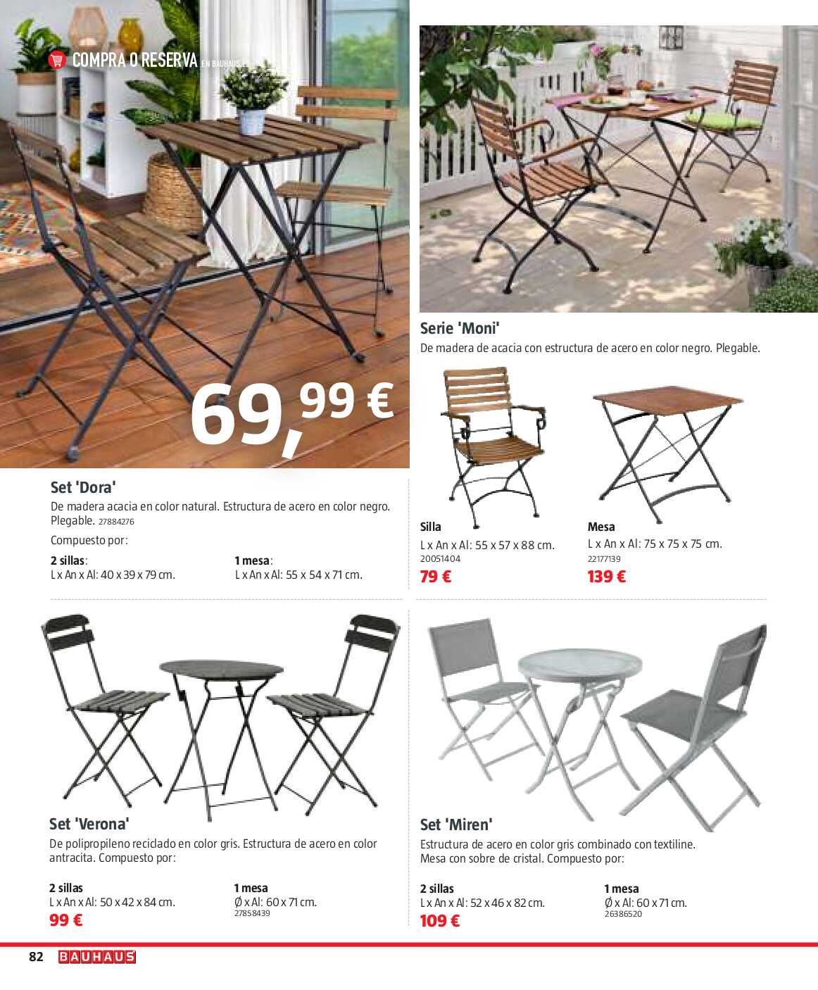 Verano. Jardín, terraza, balcón Bauhaus. Página 263