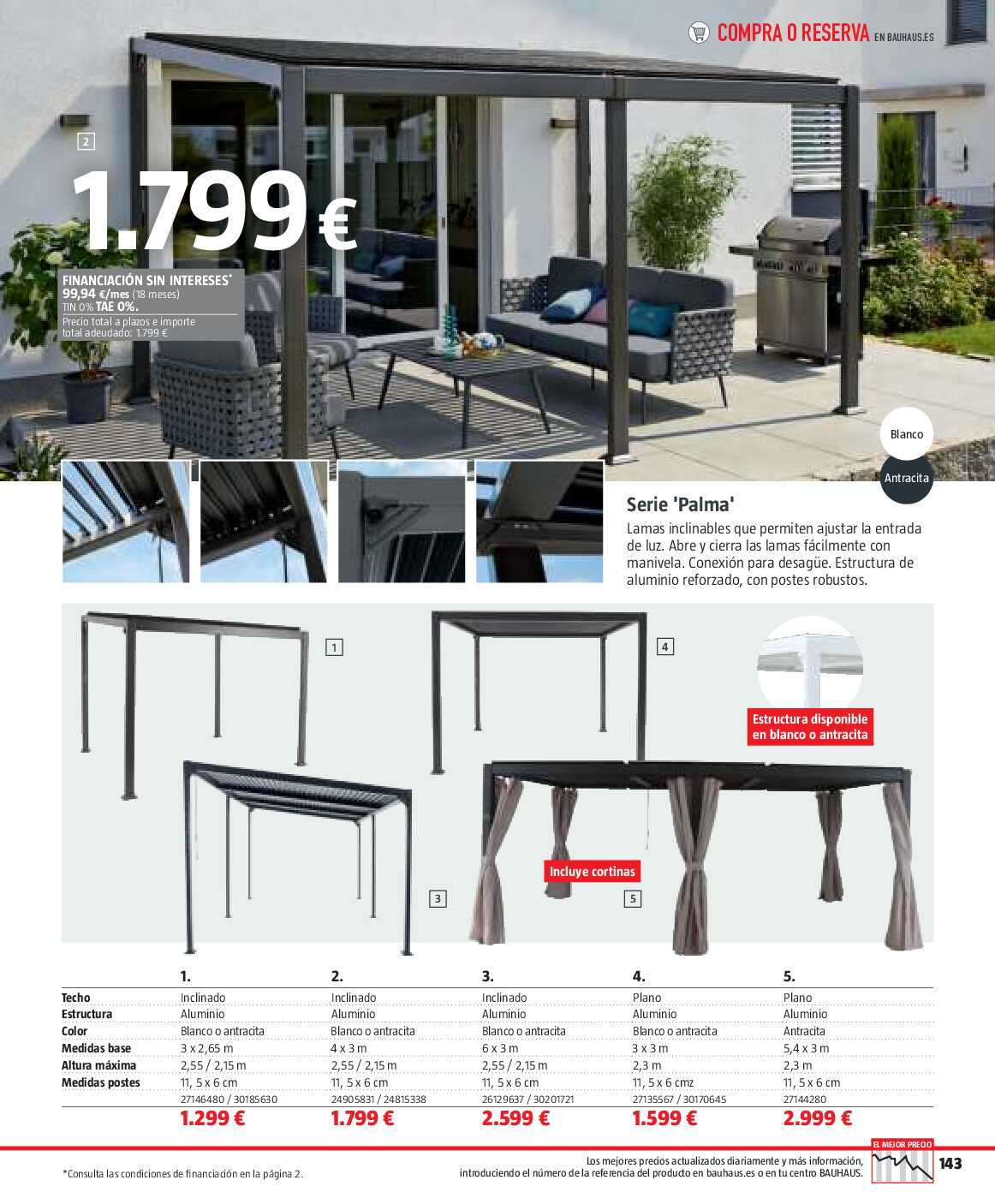 Verano. Jardín, terraza, balcón Bauhaus. Página 320