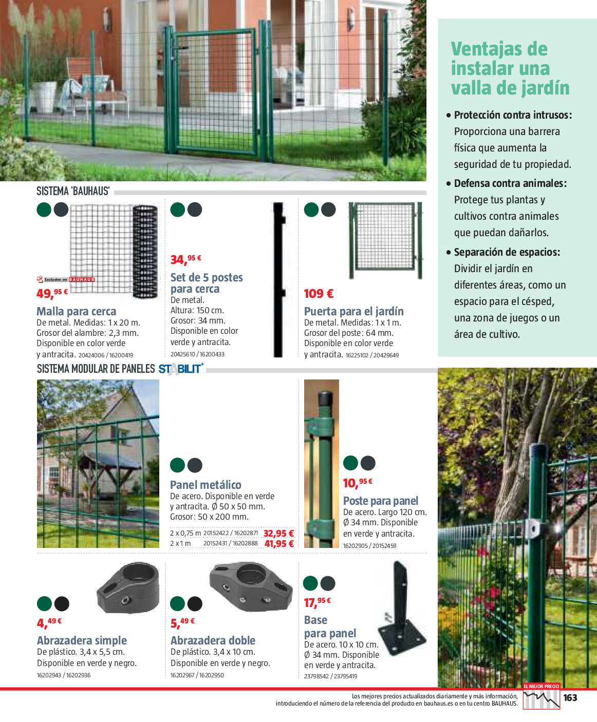 Verano. Jardín, terraza, balcón Bauhaus. Página 340