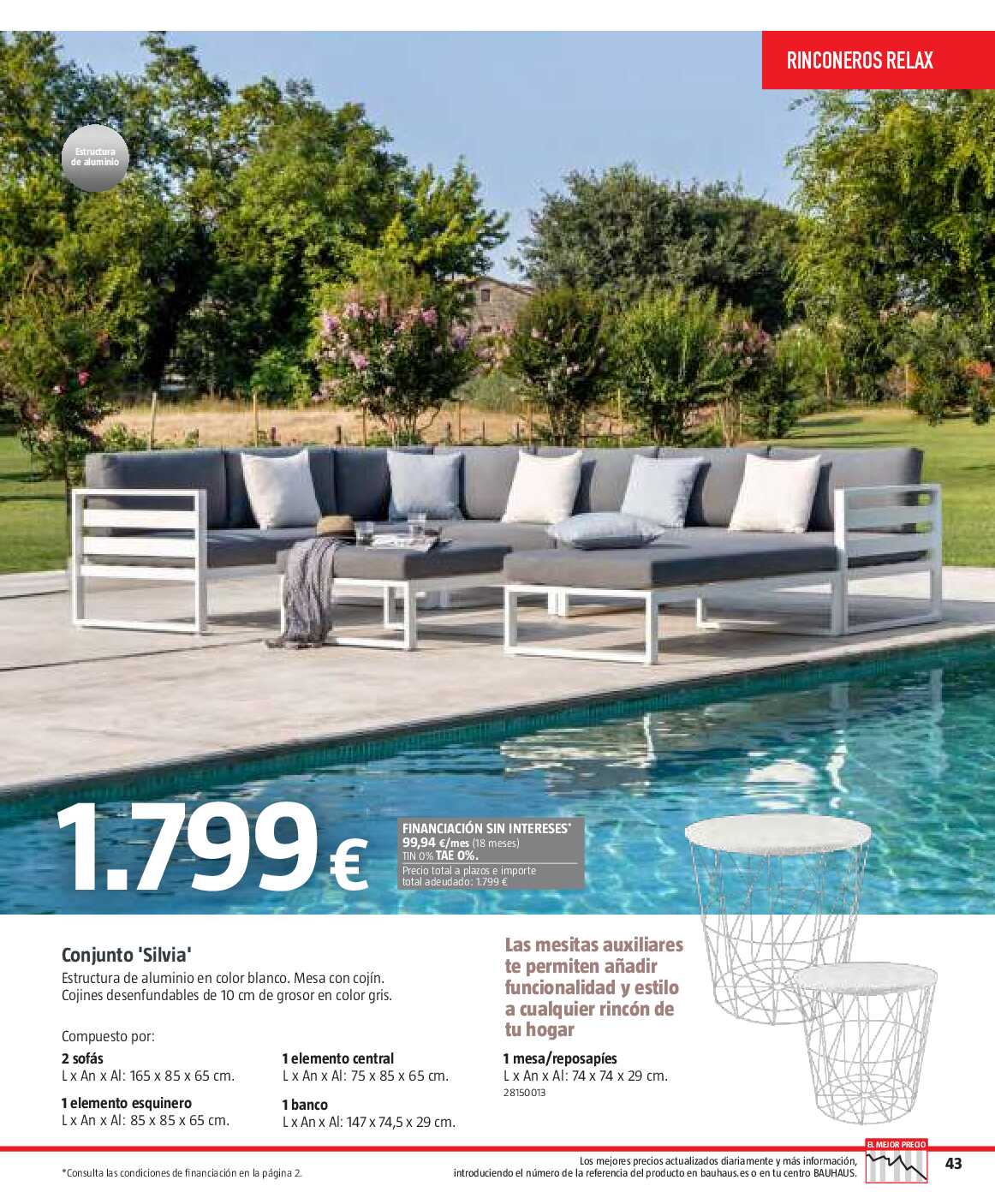 Verano. Jardín, terraza, balcón Bauhaus. Página 43