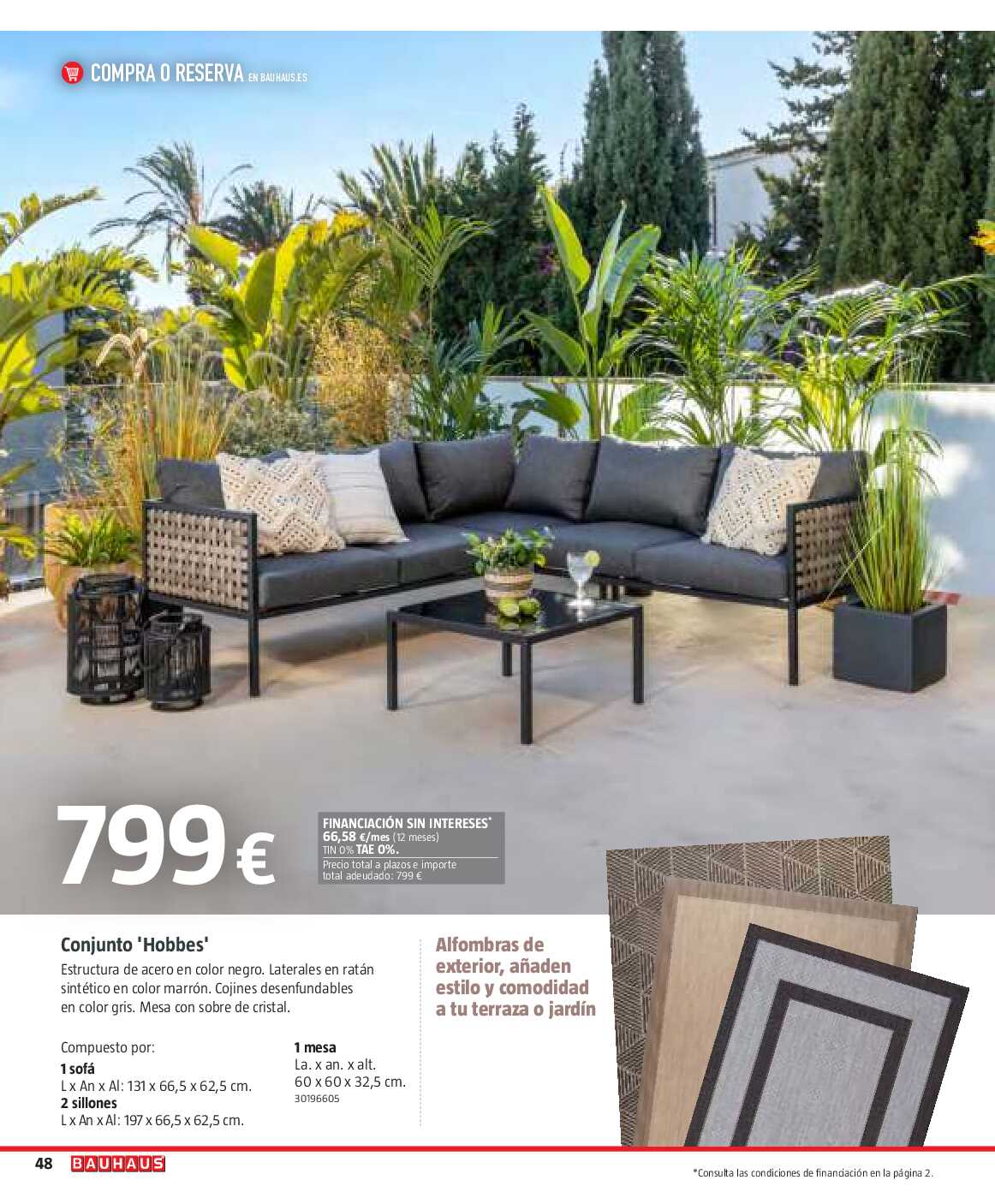 Verano. Jardín, terraza, balcón Bauhaus. Página 48