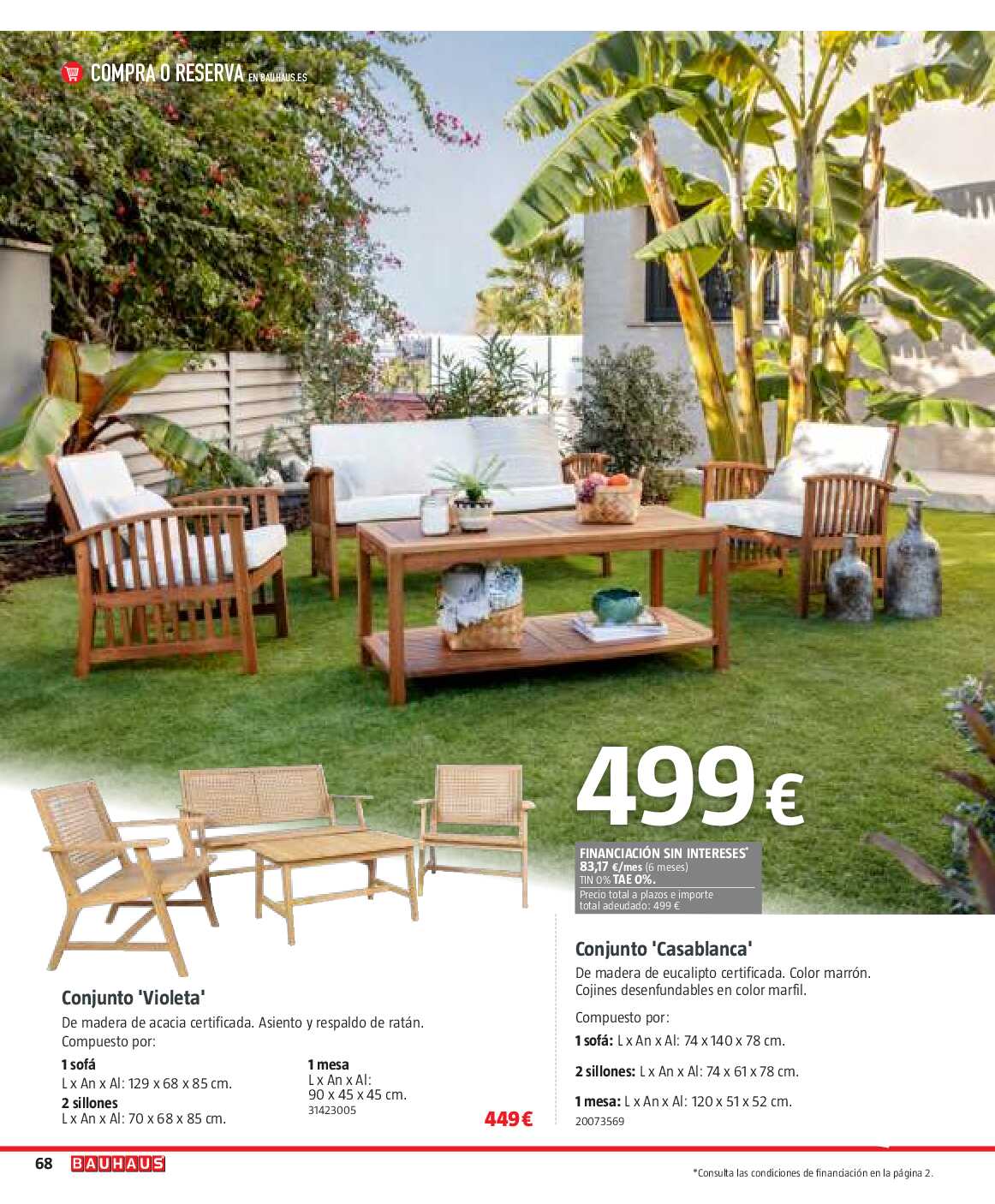 Verano. Jardín, terraza, balcón Bauhaus. Página 68