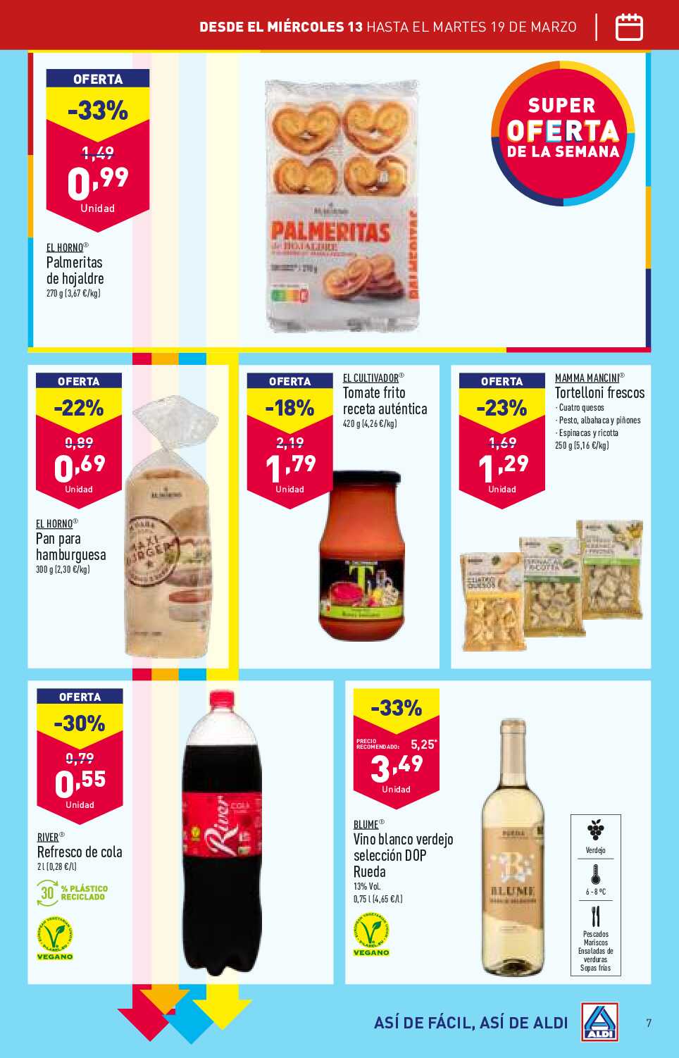 Folleto semanal Aldi. Página 07