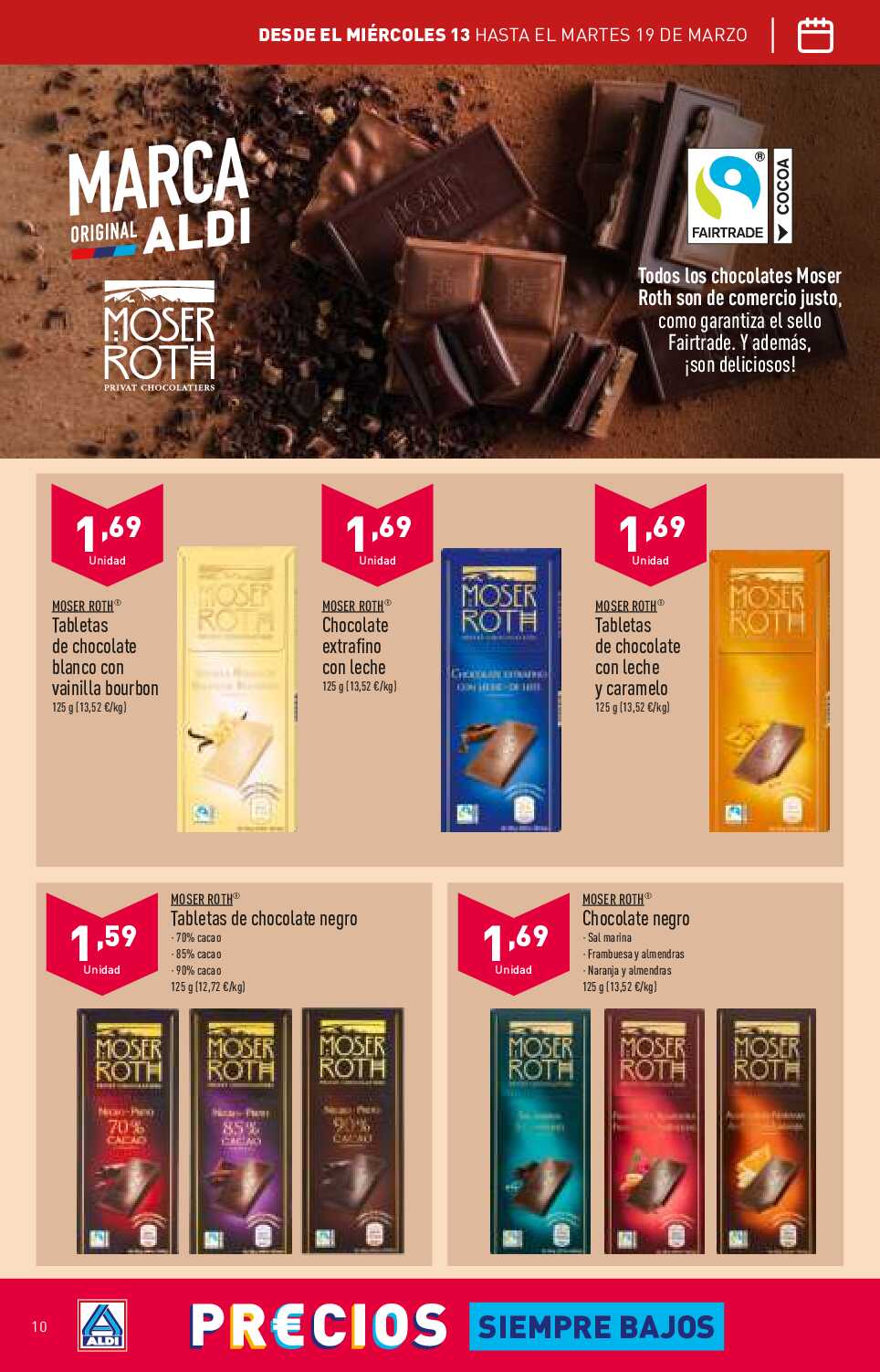 Folleto semanal Aldi. Página 10