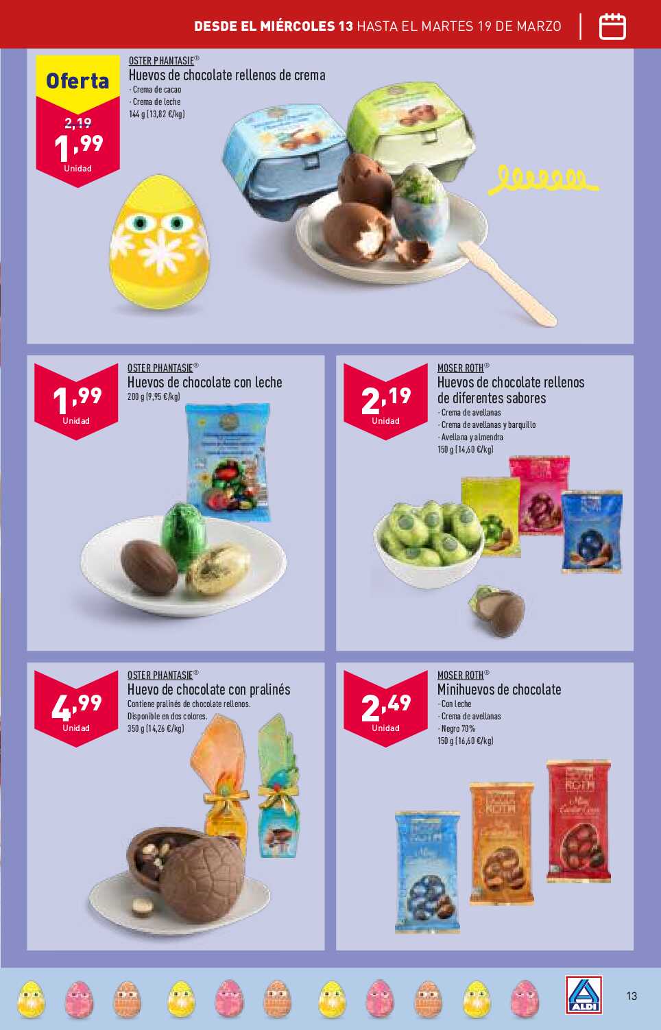 Folleto semanal Aldi. Página 13