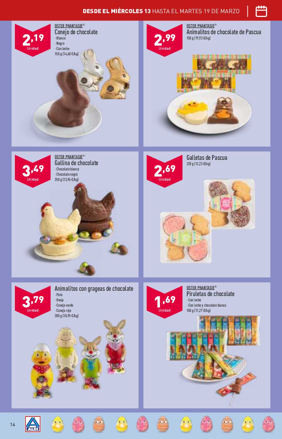 Folleto semanal Aldi. Página 14