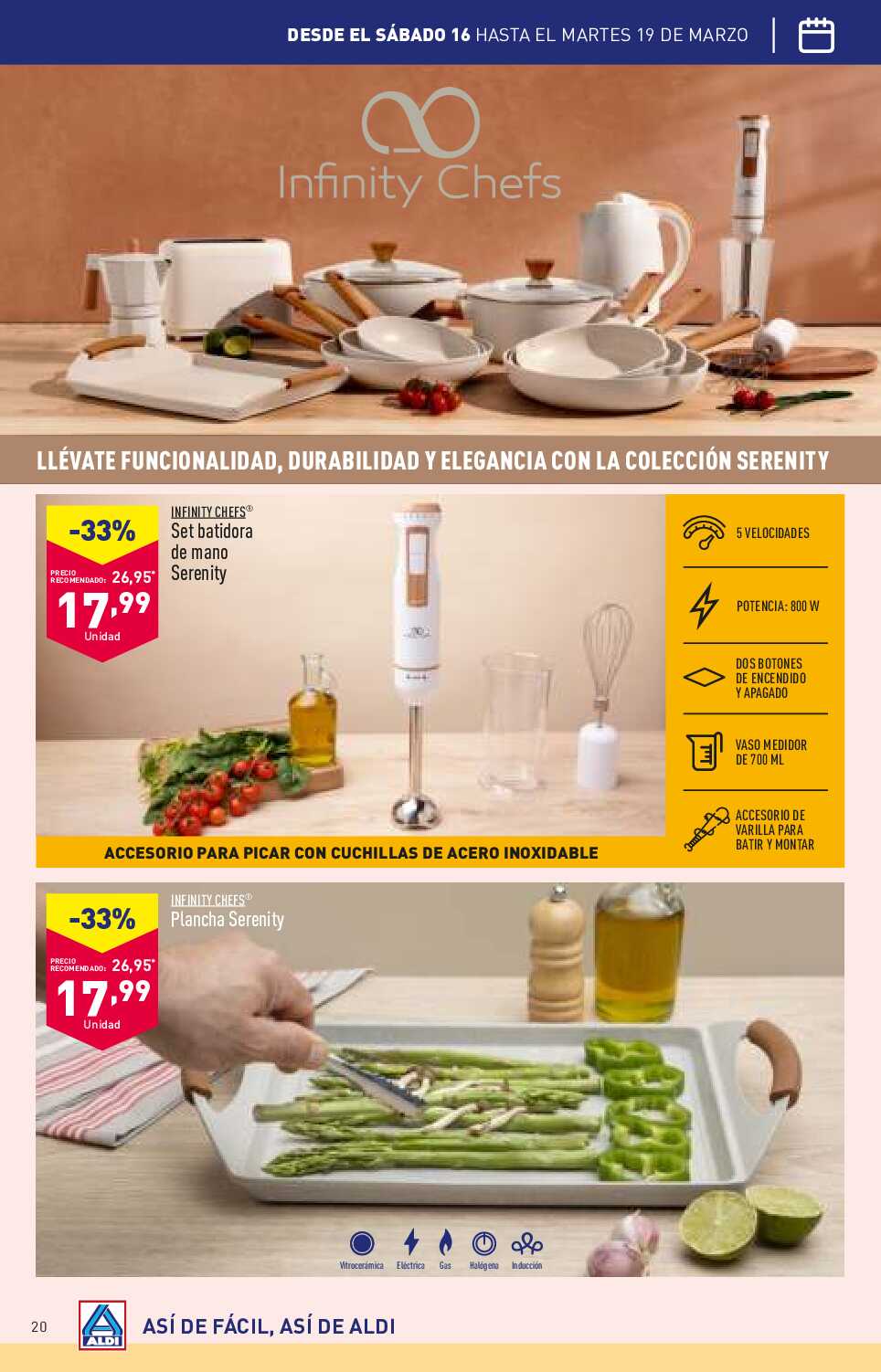 Folleto semanal Aldi. Página 20