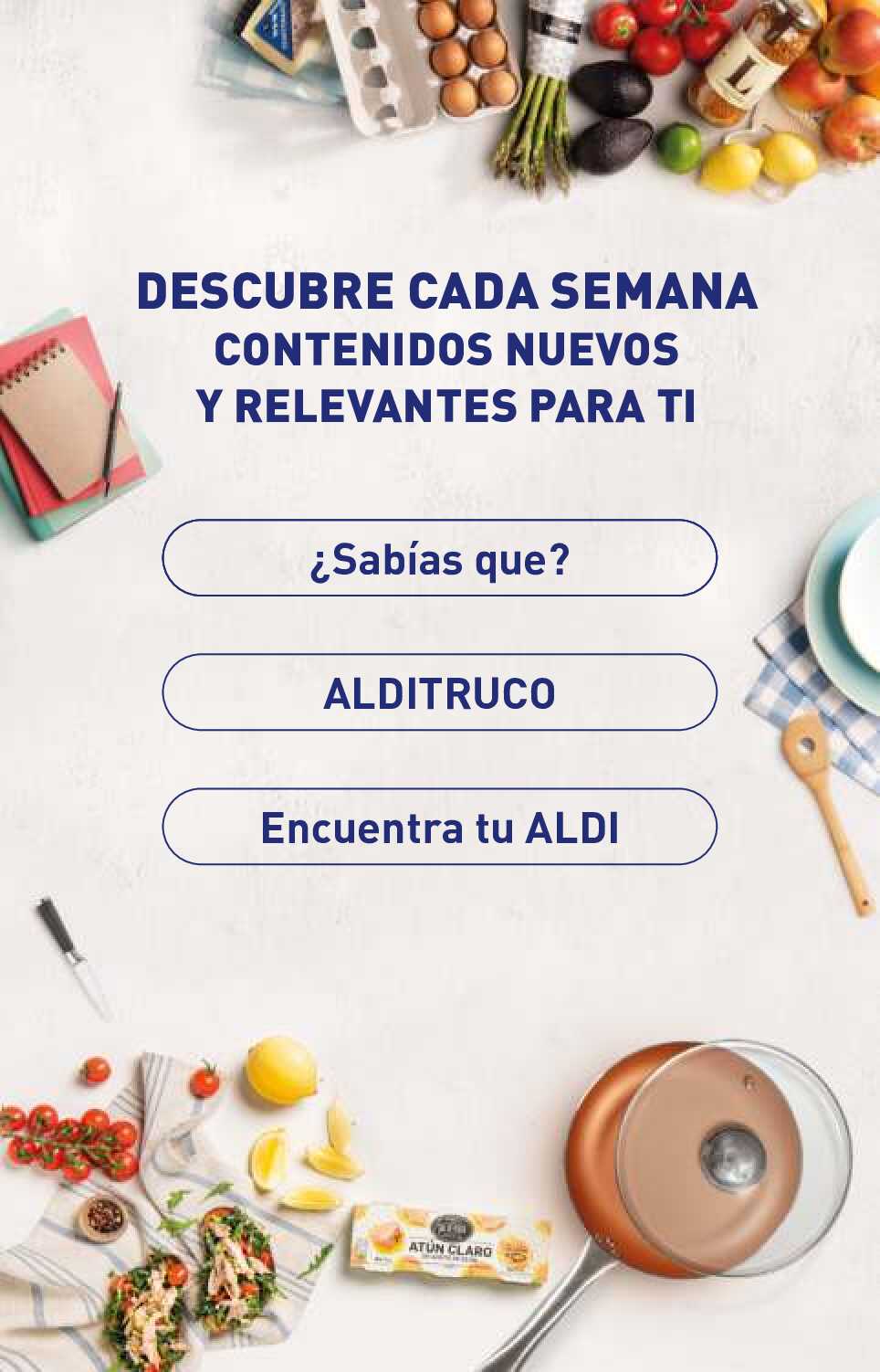 Folleto semanal Aldi. Página 26