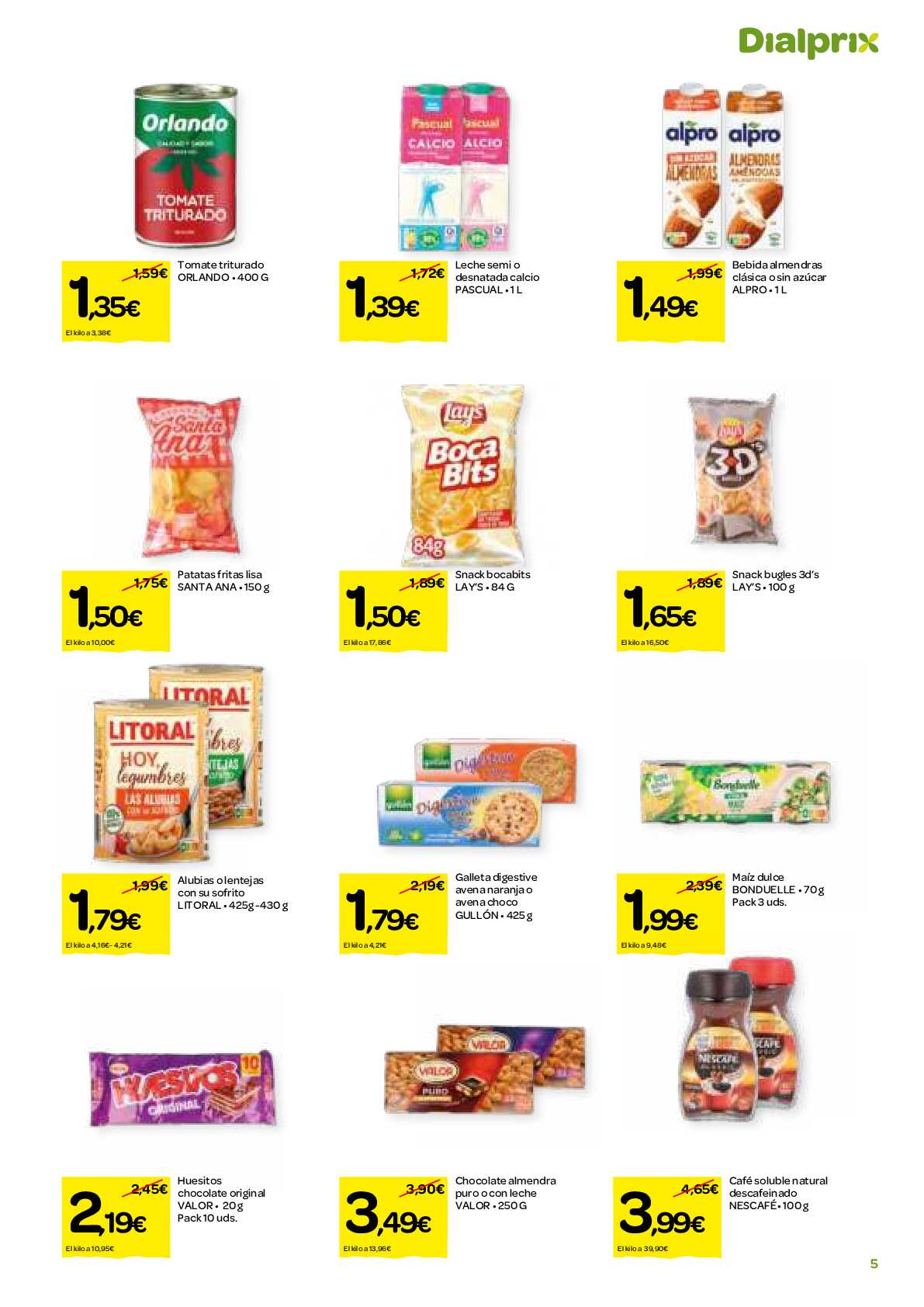 Ofertas supermercado Dialprix. Página 05