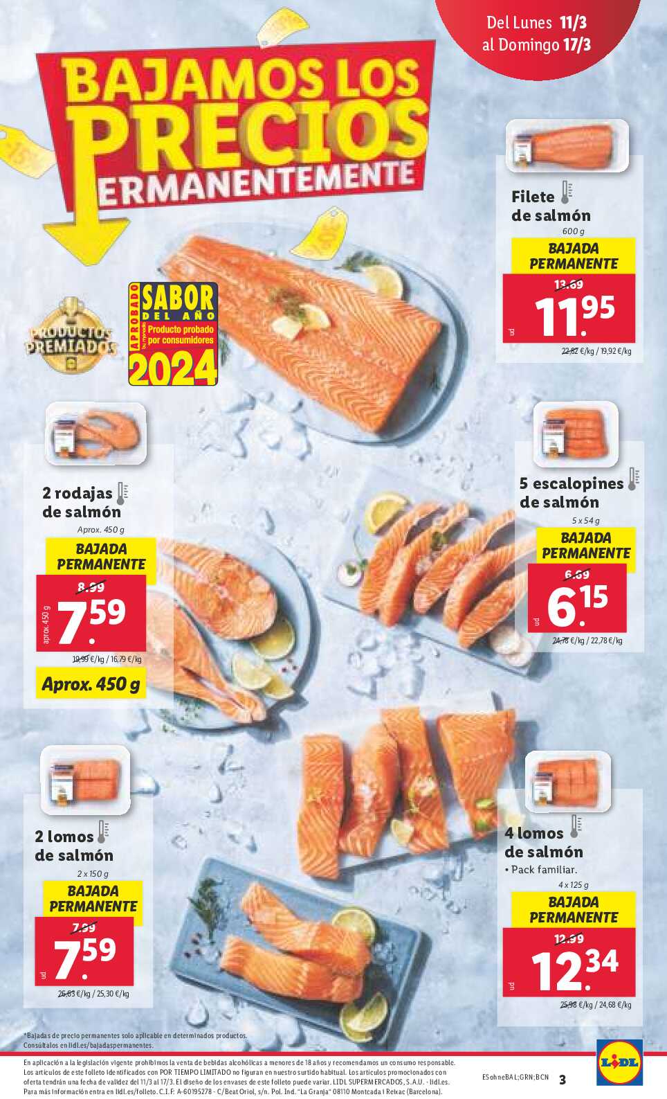 Folleto semanal Lidl. Página 03