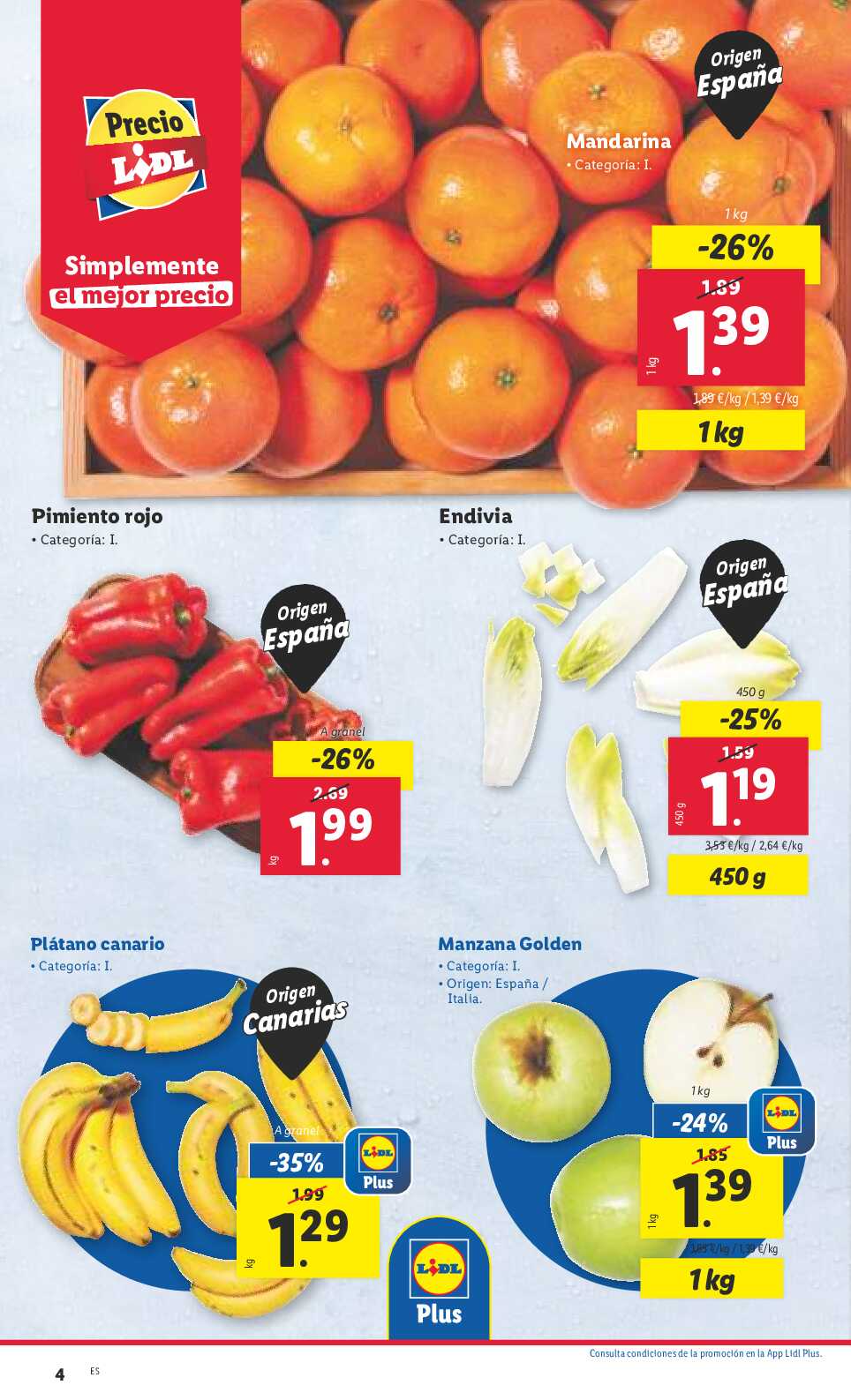 Folleto semanal Lidl. Página 04