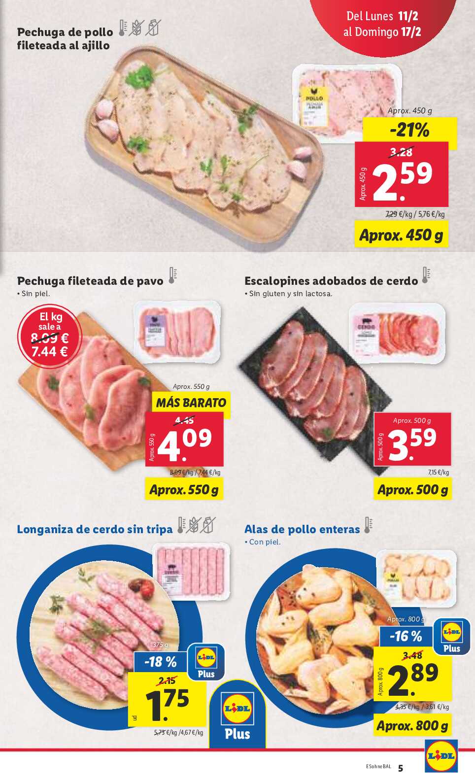 Folleto semanal Lidl. Página 05