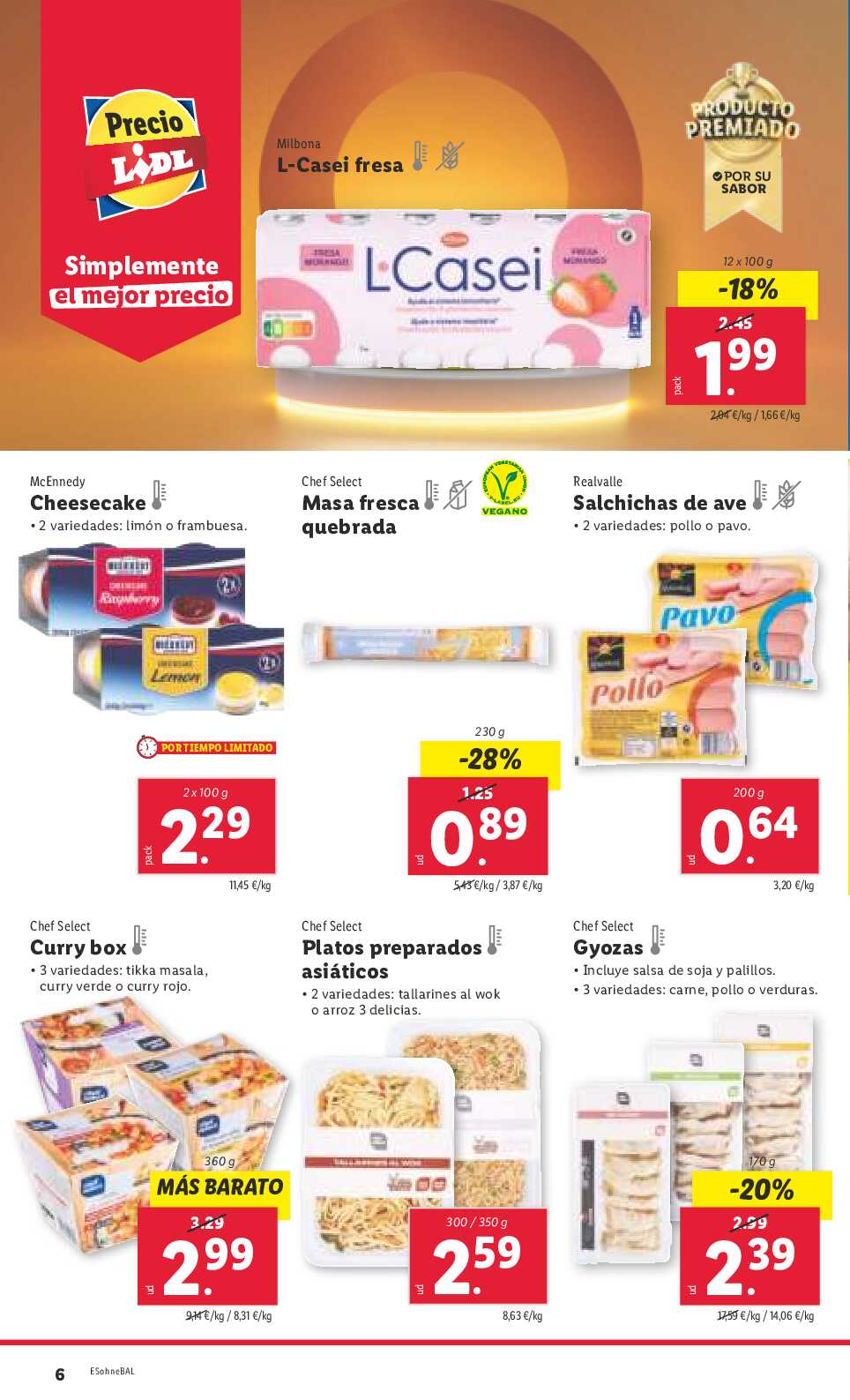 Folleto semanal Lidl. Página 06