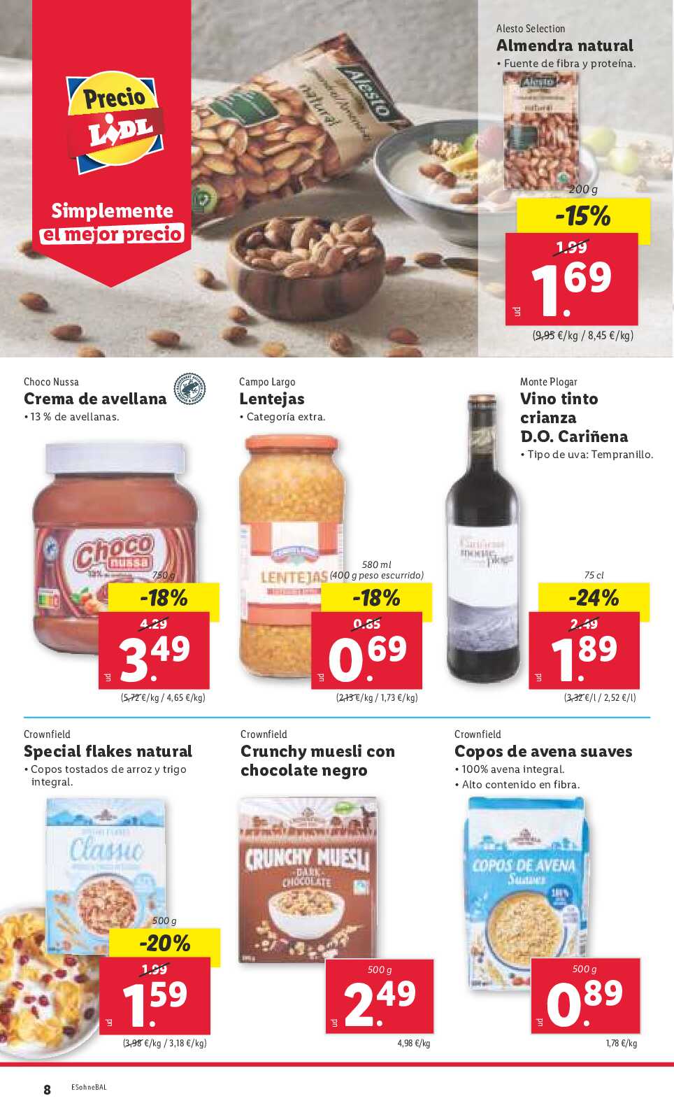 Folleto semanal Lidl. Página 08