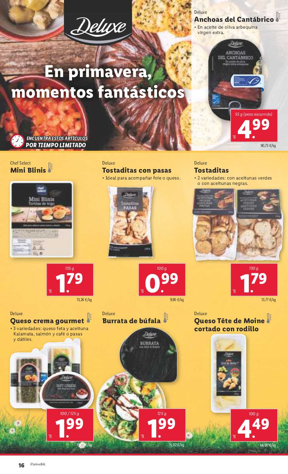 Folleto semanal Lidl. Página 16