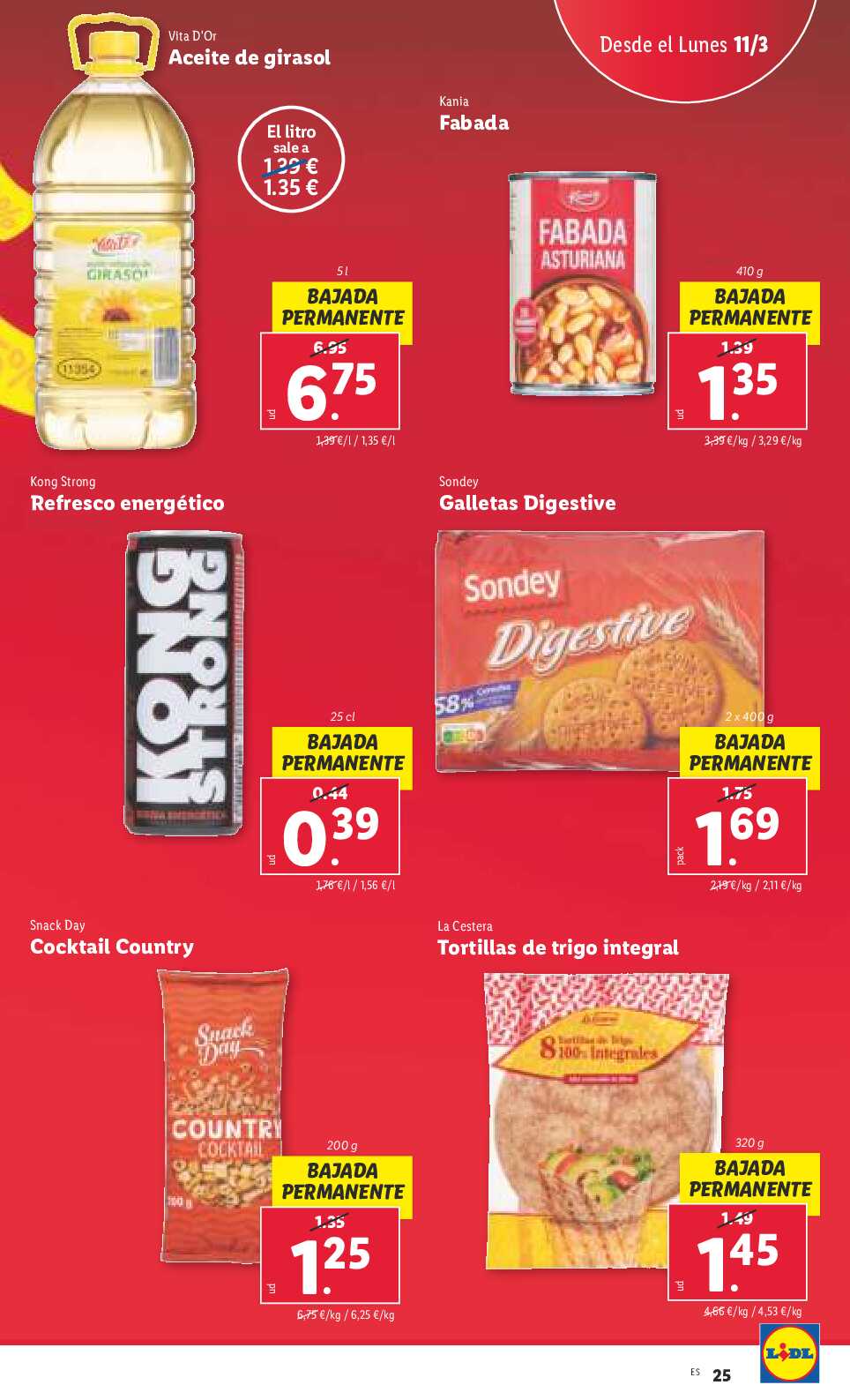 Folleto semanal Lidl. Página 25