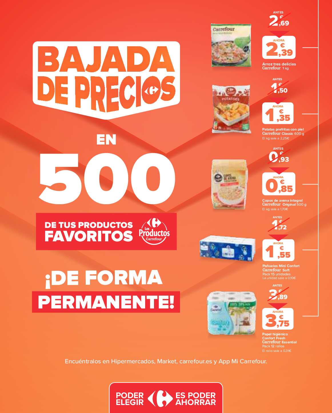 3x2 en más de 2.500 productos Carrefour. Página 02