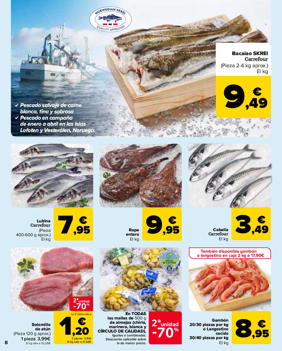 3x2 en más de 2.500 productos Carrefour. Página 08