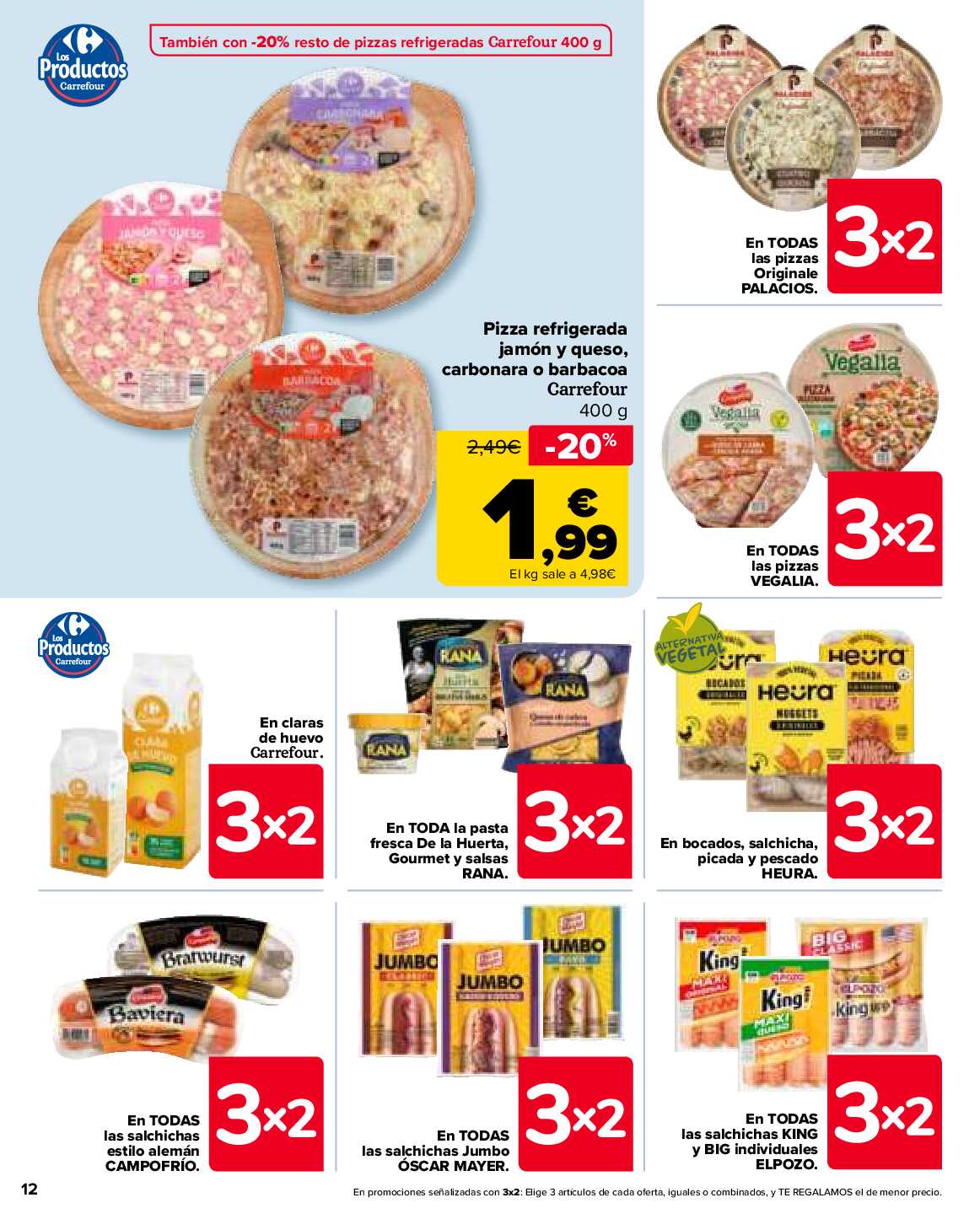 3x2 en más de 2.500 productos Carrefour. Página 12