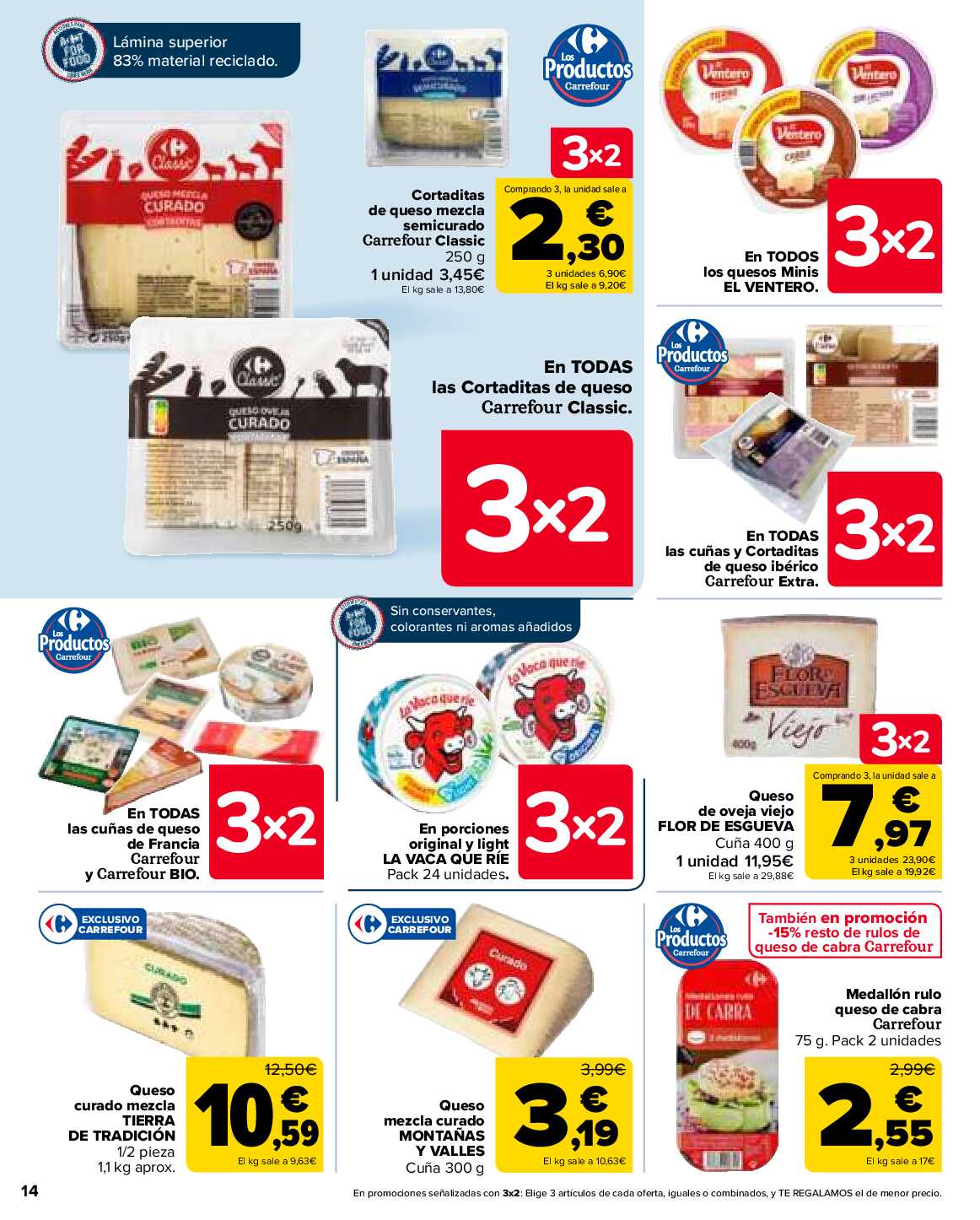 3x2 en más de 2.500 productos Carrefour. Página 14