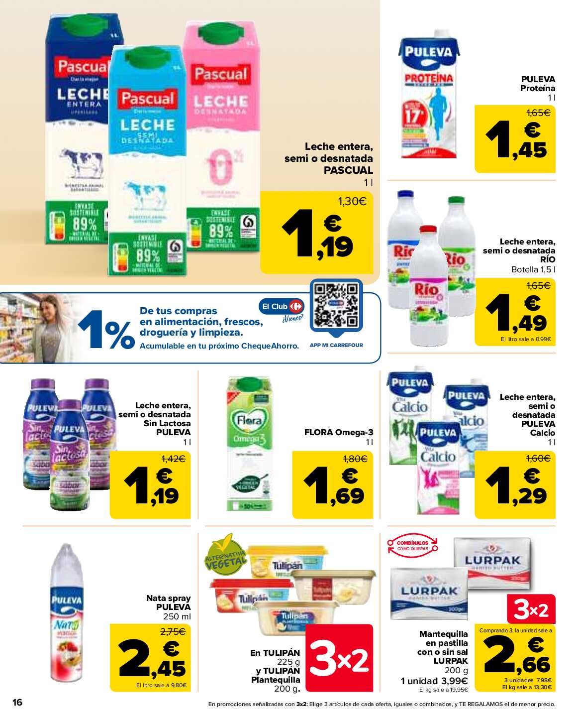 3x2 en más de 2.500 productos Carrefour. Página 16