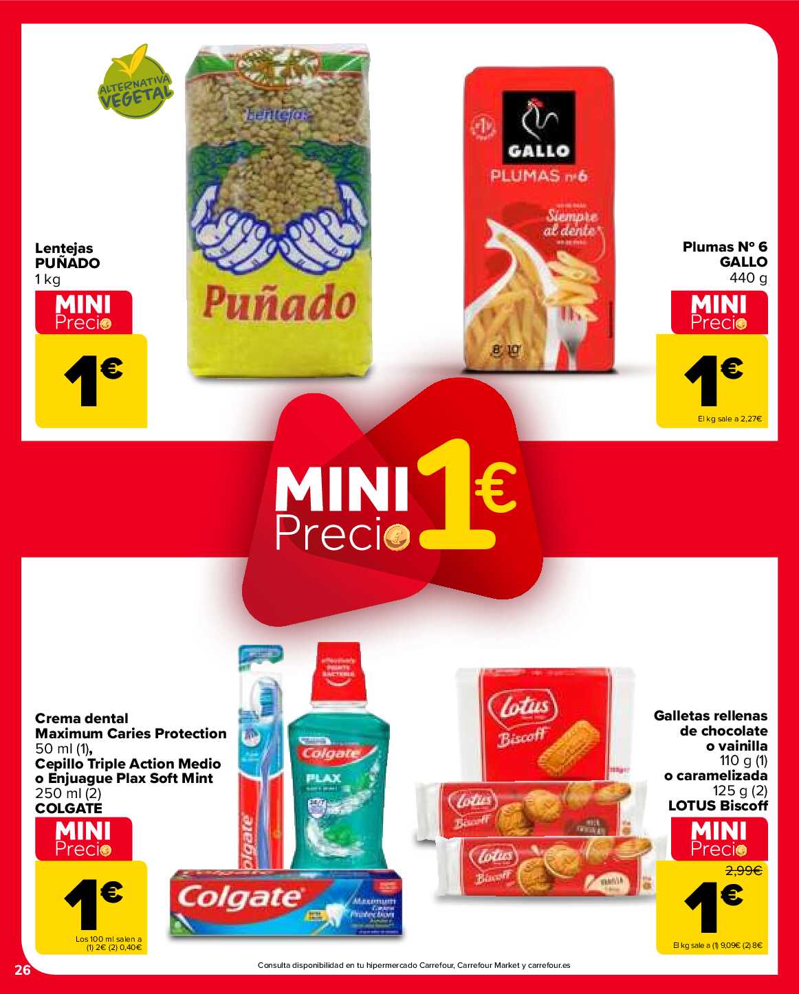 3x2 en más de 2.500 productos Carrefour. Página 26