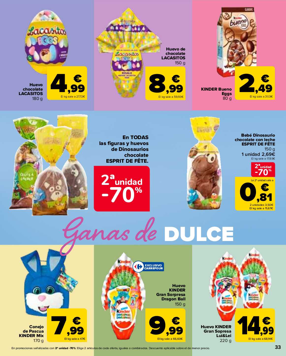3x2 en más de 2.500 productos Carrefour. Página 33