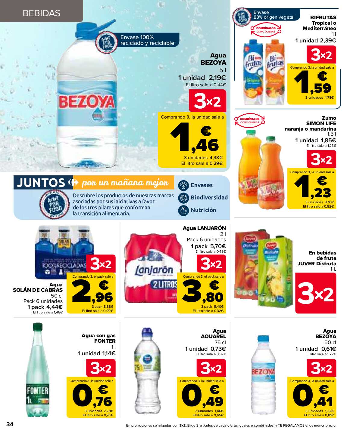 3x2 en más de 2.500 productos Carrefour. Página 34