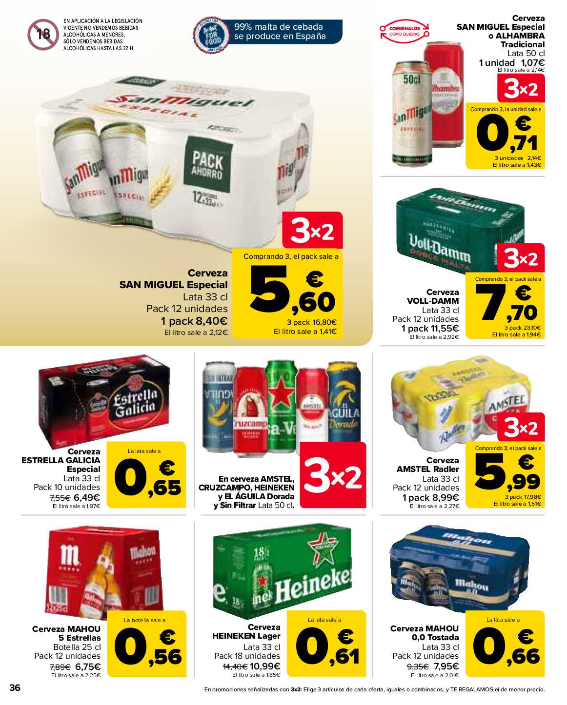 3x2 en más de 2.500 productos Carrefour. Página 36