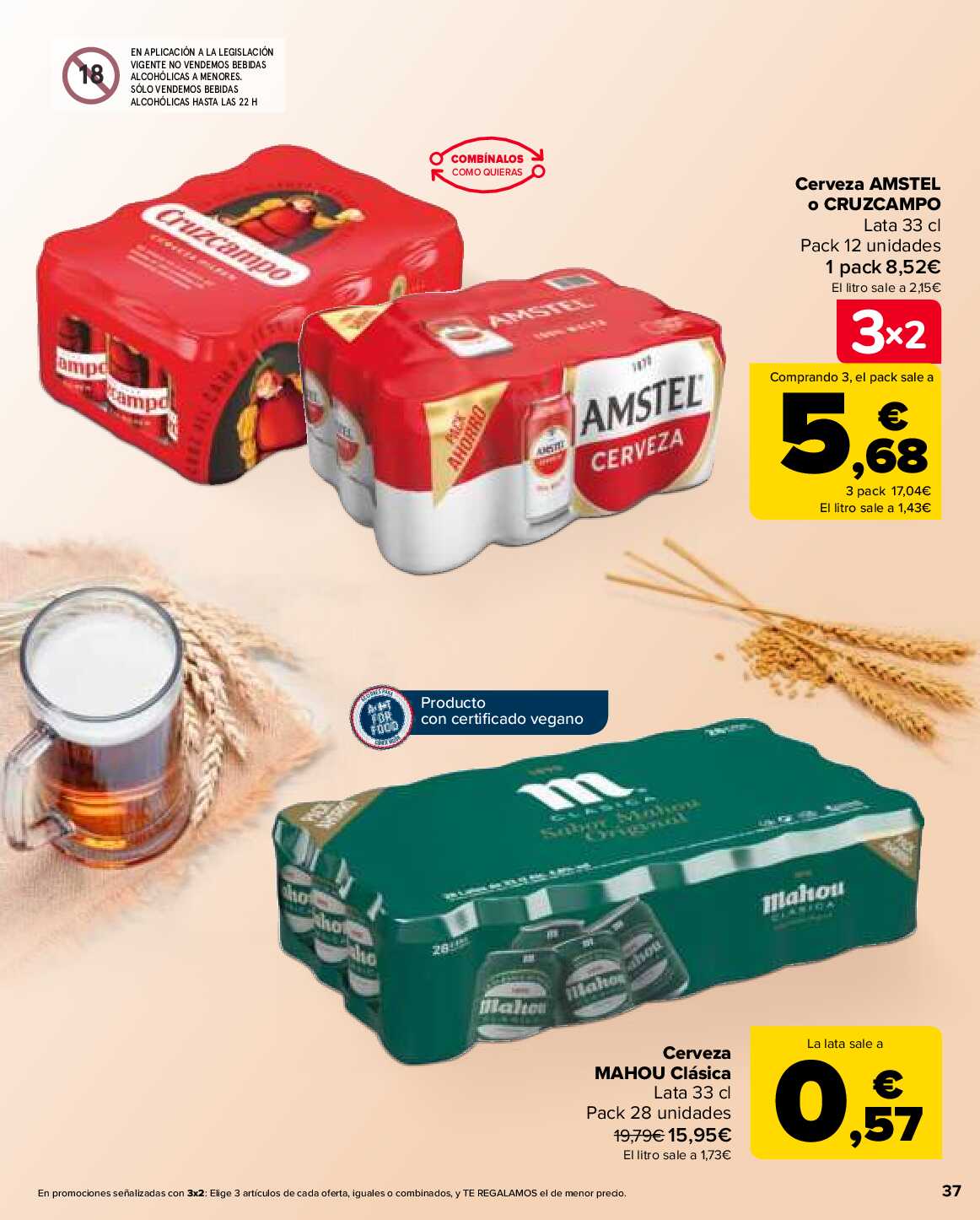 3x2 en más de 2.500 productos Carrefour. Página 37
