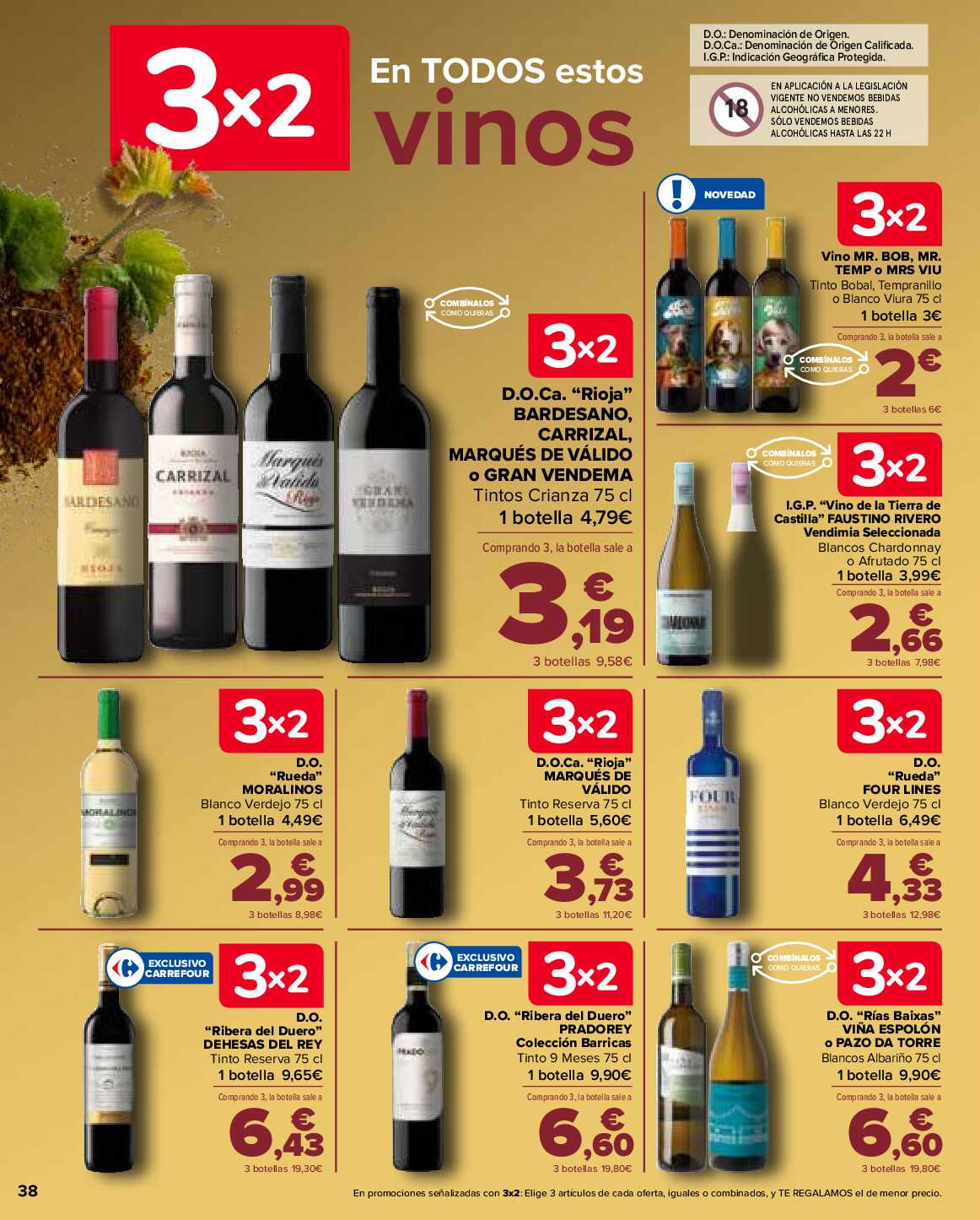 3x2 en más de 2.500 productos Carrefour. Página 38