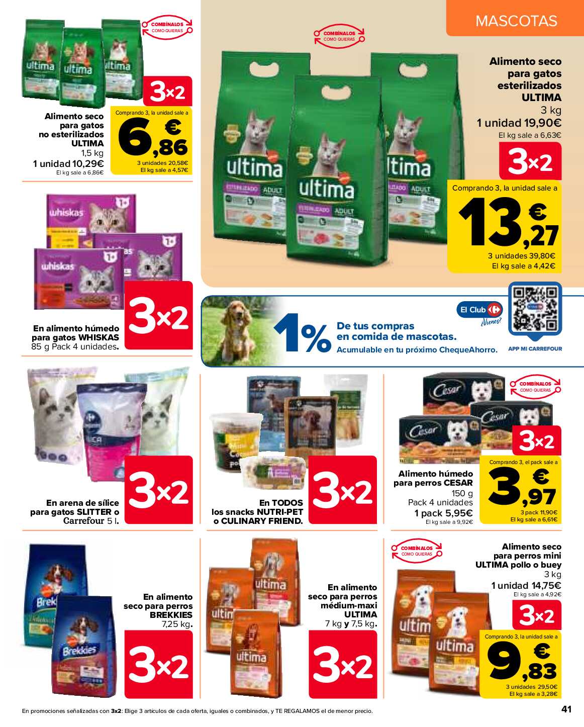 3x2 en más de 2.500 productos Carrefour. Página 41