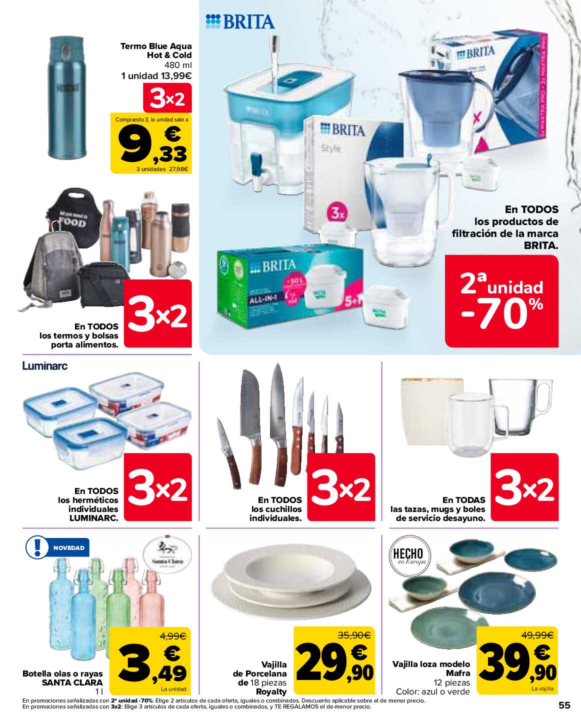 3x2 en más de 2.500 productos Carrefour. Página 55