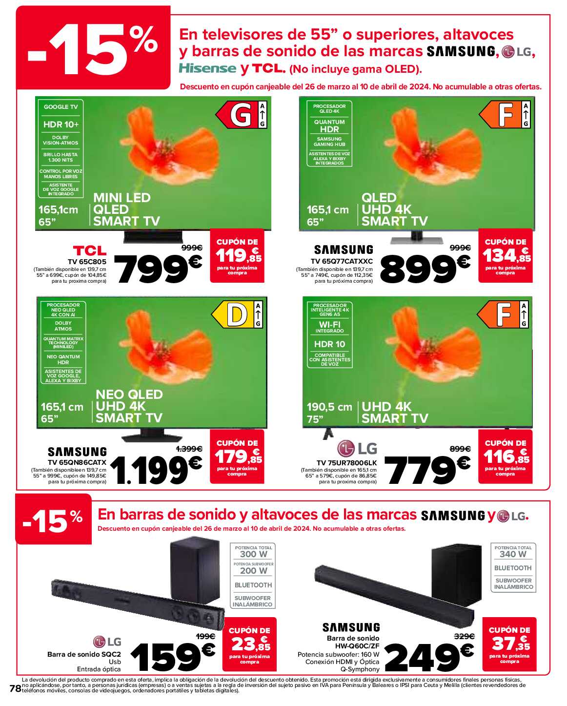 3x2 en más de 2.500 productos Carrefour. Página 78