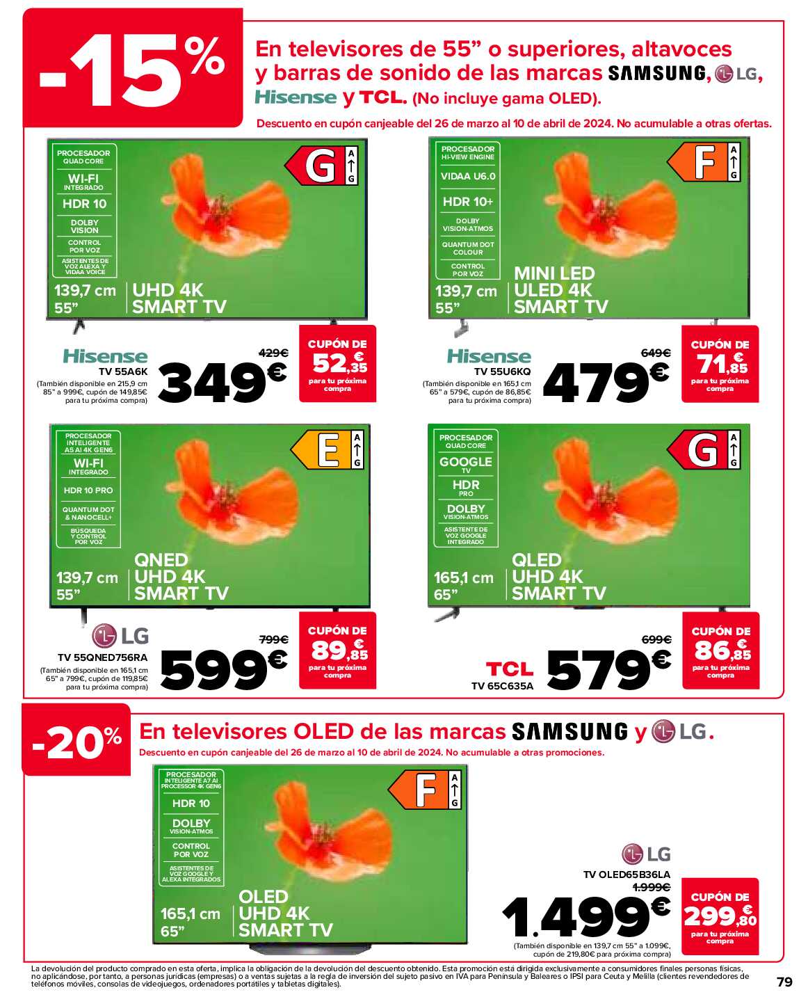3x2 en más de 2.500 productos Carrefour. Página 79