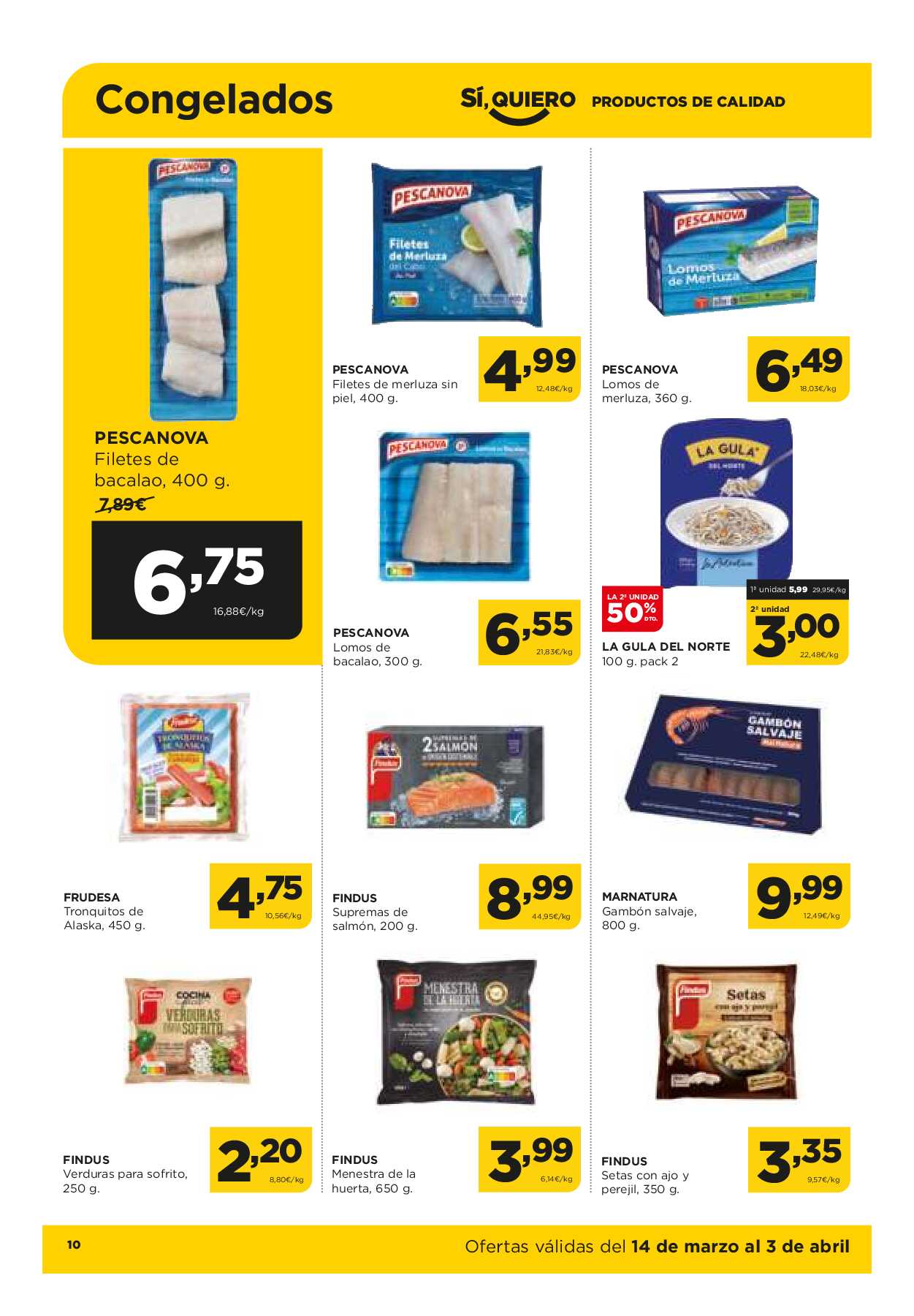 Ofertas quincenales Alimerka. Página 10