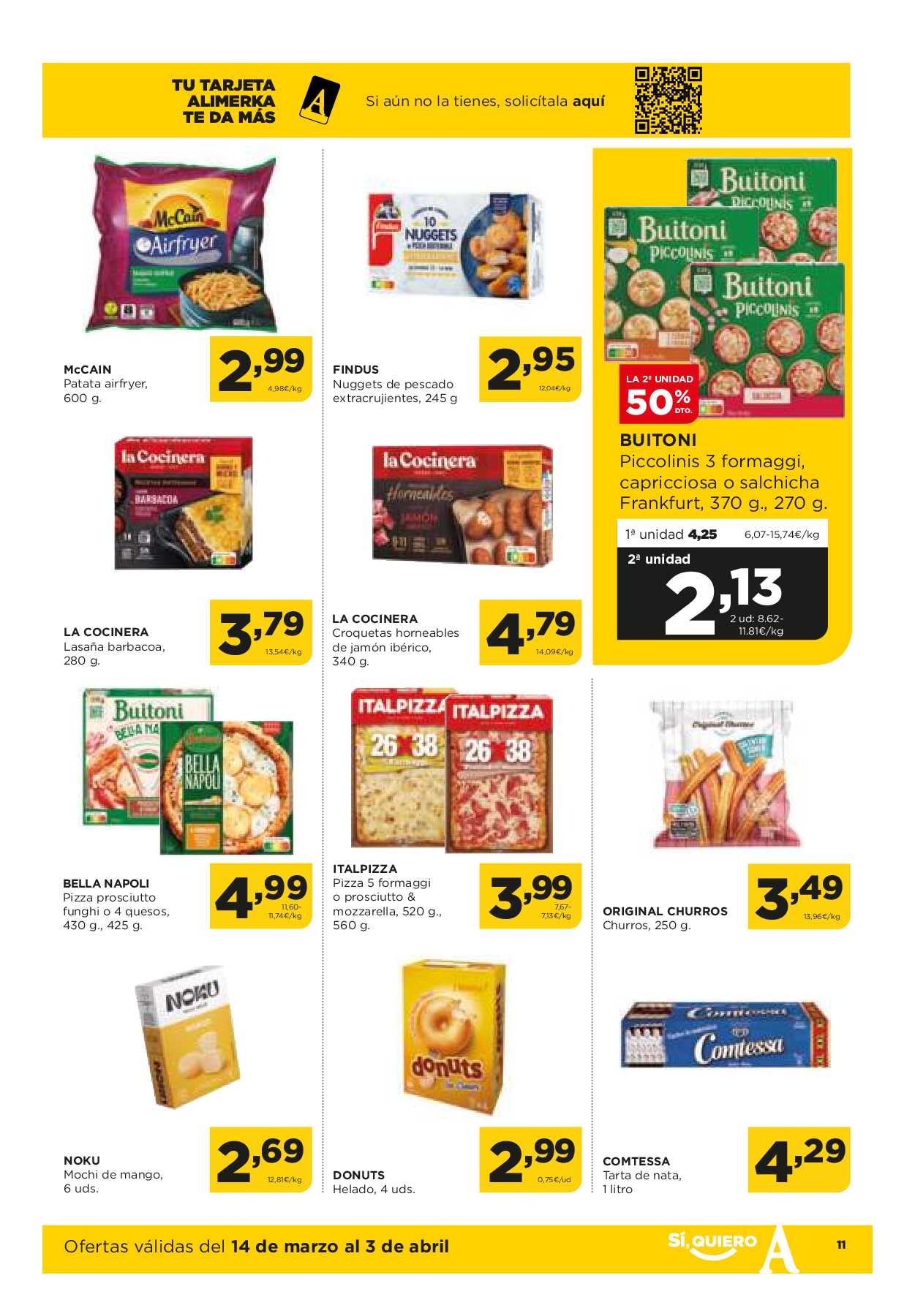 Ofertas quincenales Alimerka. Página 11