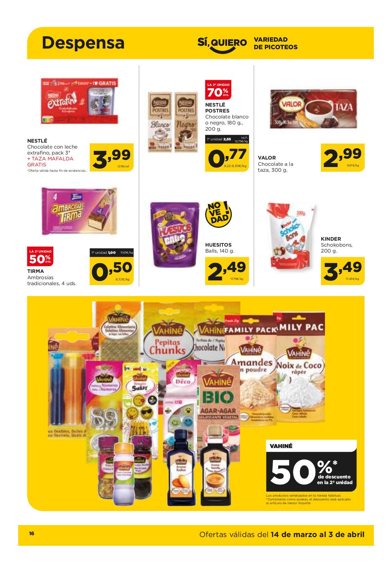 Ofertas quincenales Alimerka. Página 16