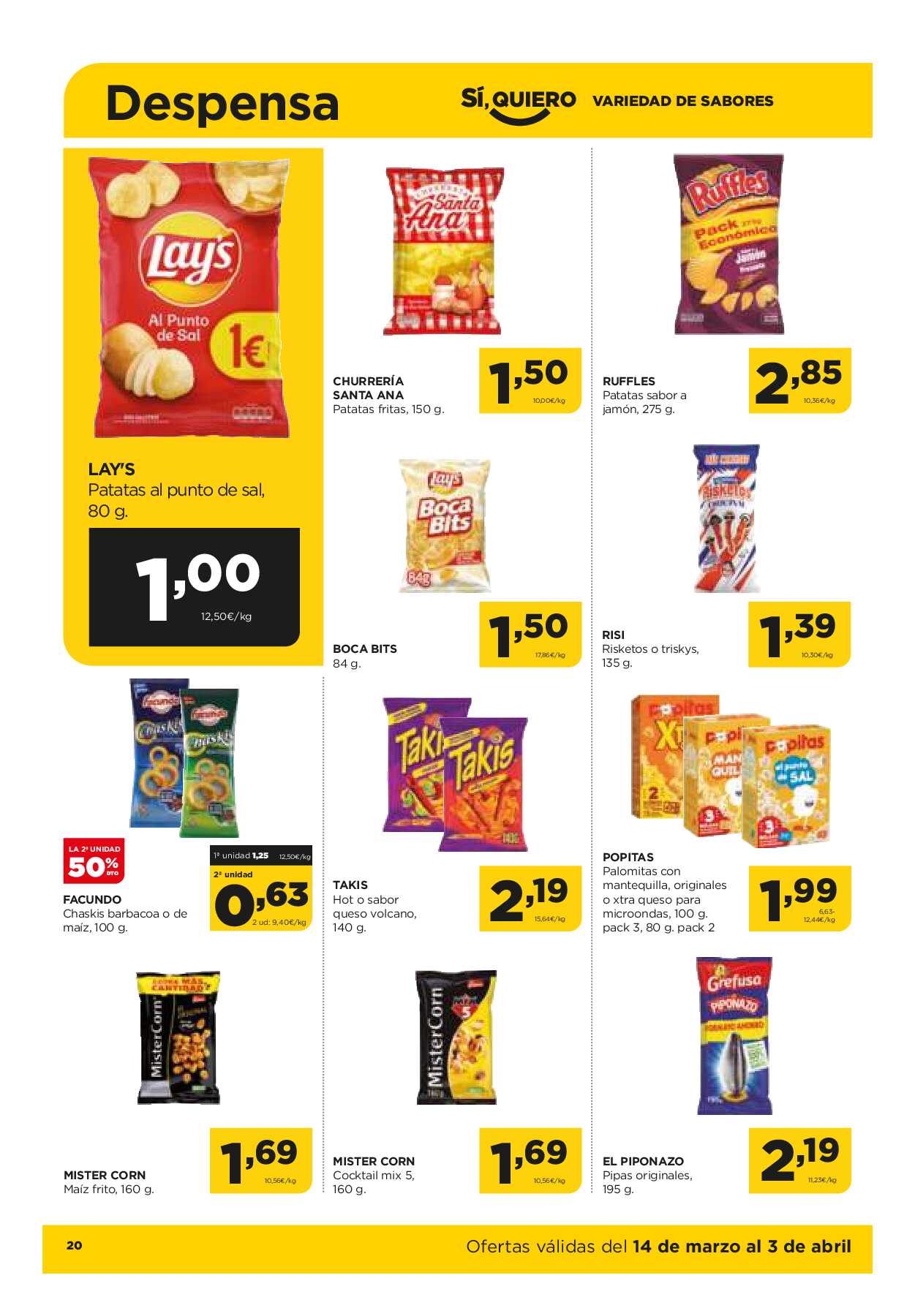 Ofertas quincenales Alimerka. Página 20